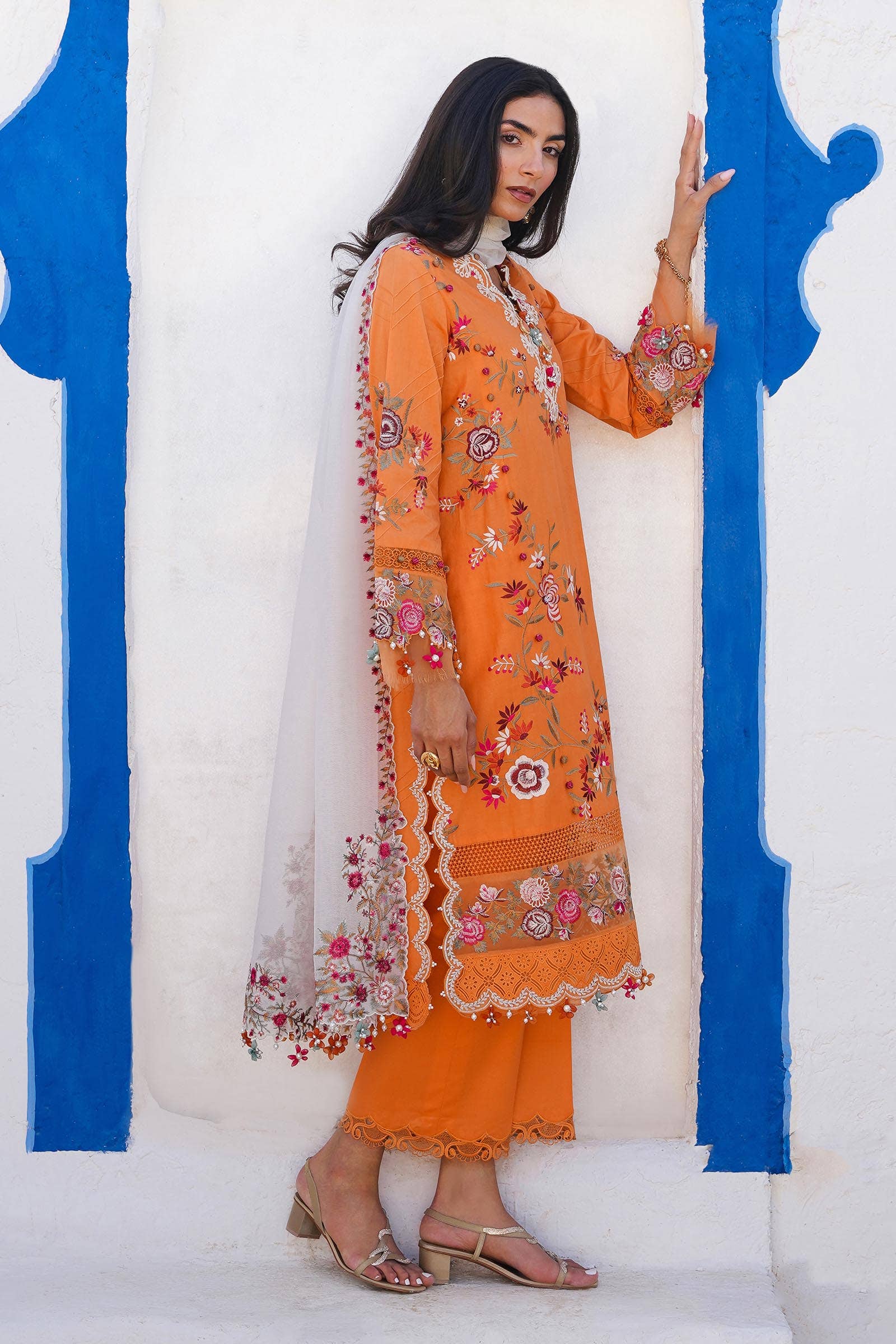 Sana Safinaz | Muzlin Spring 24 | M241-002B-CX - House Of Hania