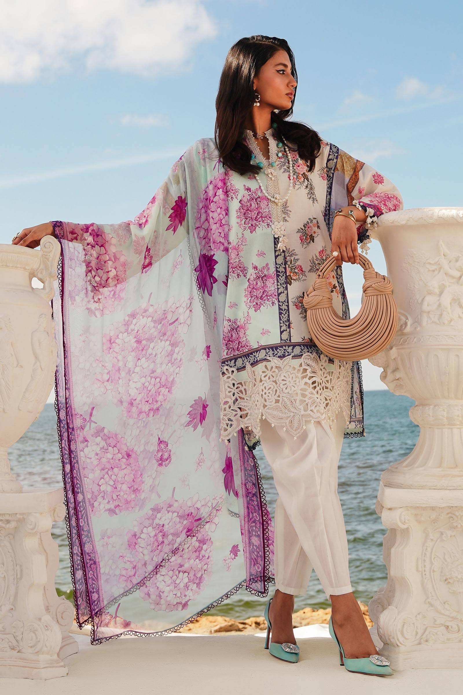 Sana Safinaz | Muzlin Spring 24 | M241-003B-CI - House Of Hania