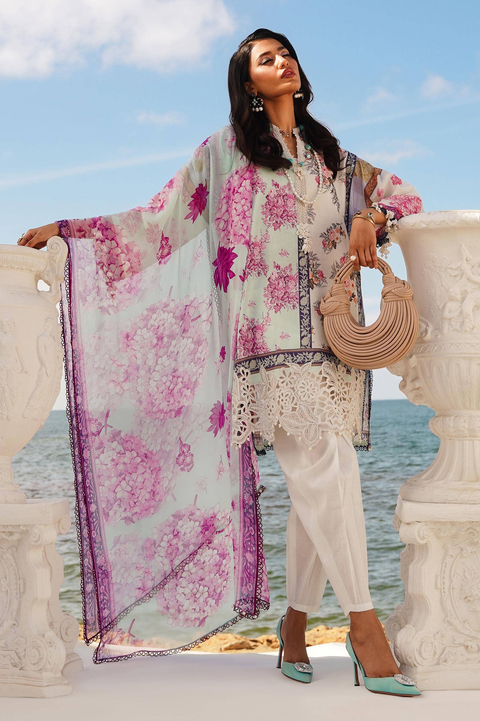Sana Safinaz | Muzlin Spring 24 | M241-003B-CI - House Of Hania