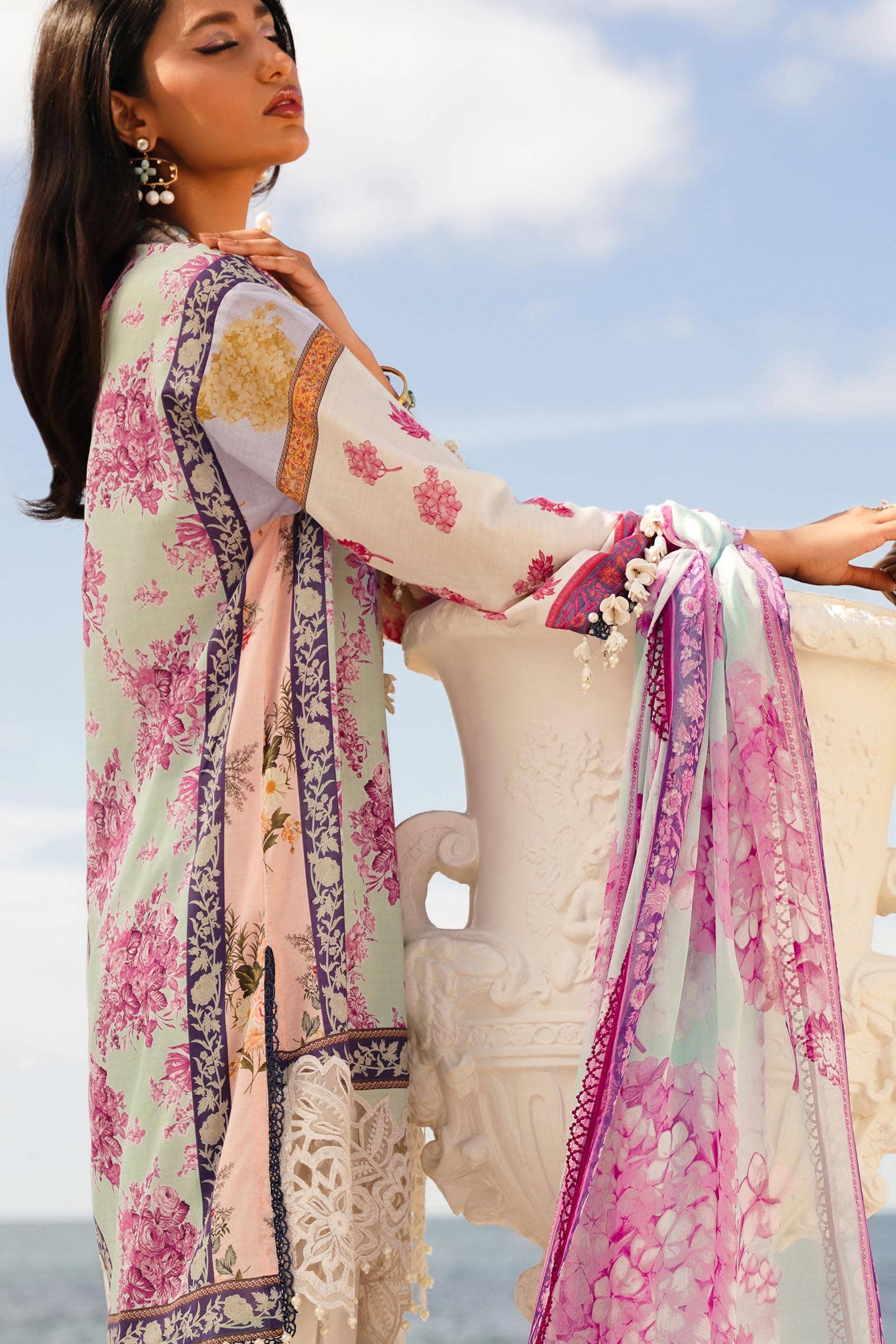 Sana Safinaz | Muzlin Spring 24 | M241-003B-CI - House Of Hania
