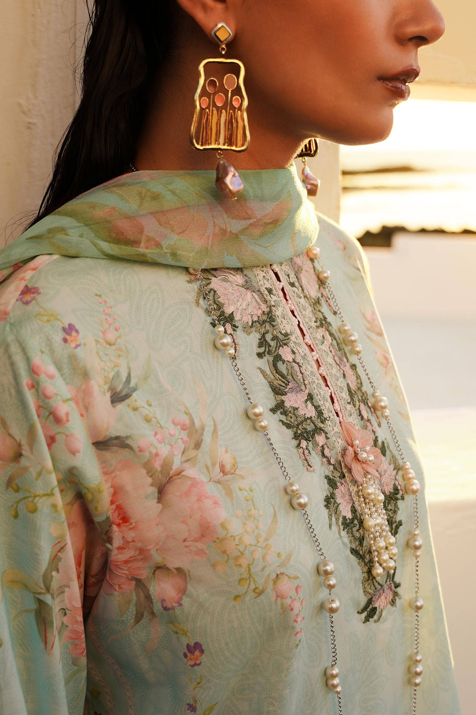 Sana Safinaz | Muzlin Spring 24 | M241-004A-CI - House Of Hania