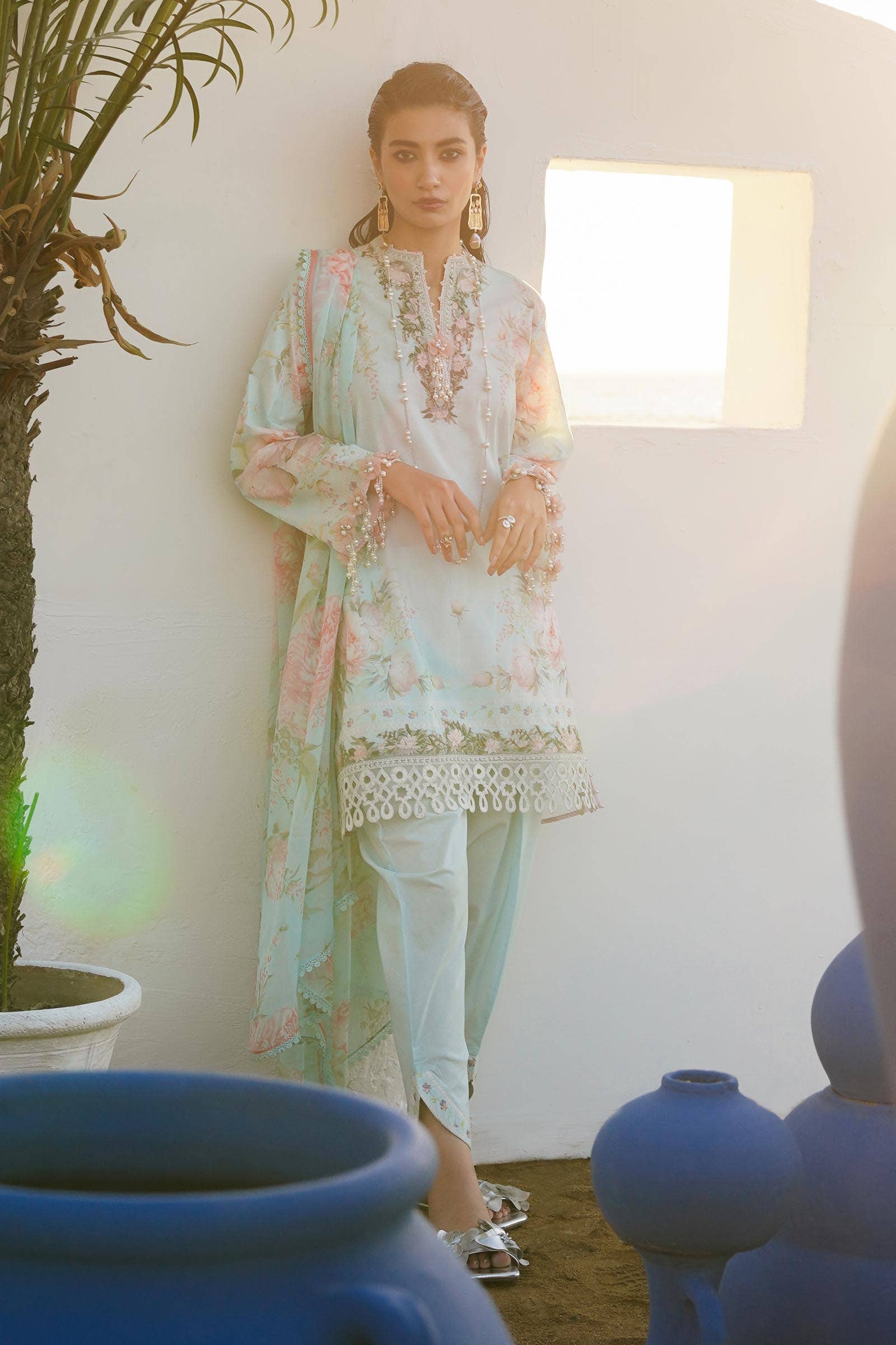 Sana Safinaz | Muzlin Spring 24 | M241-004A-CI - House Of Hania