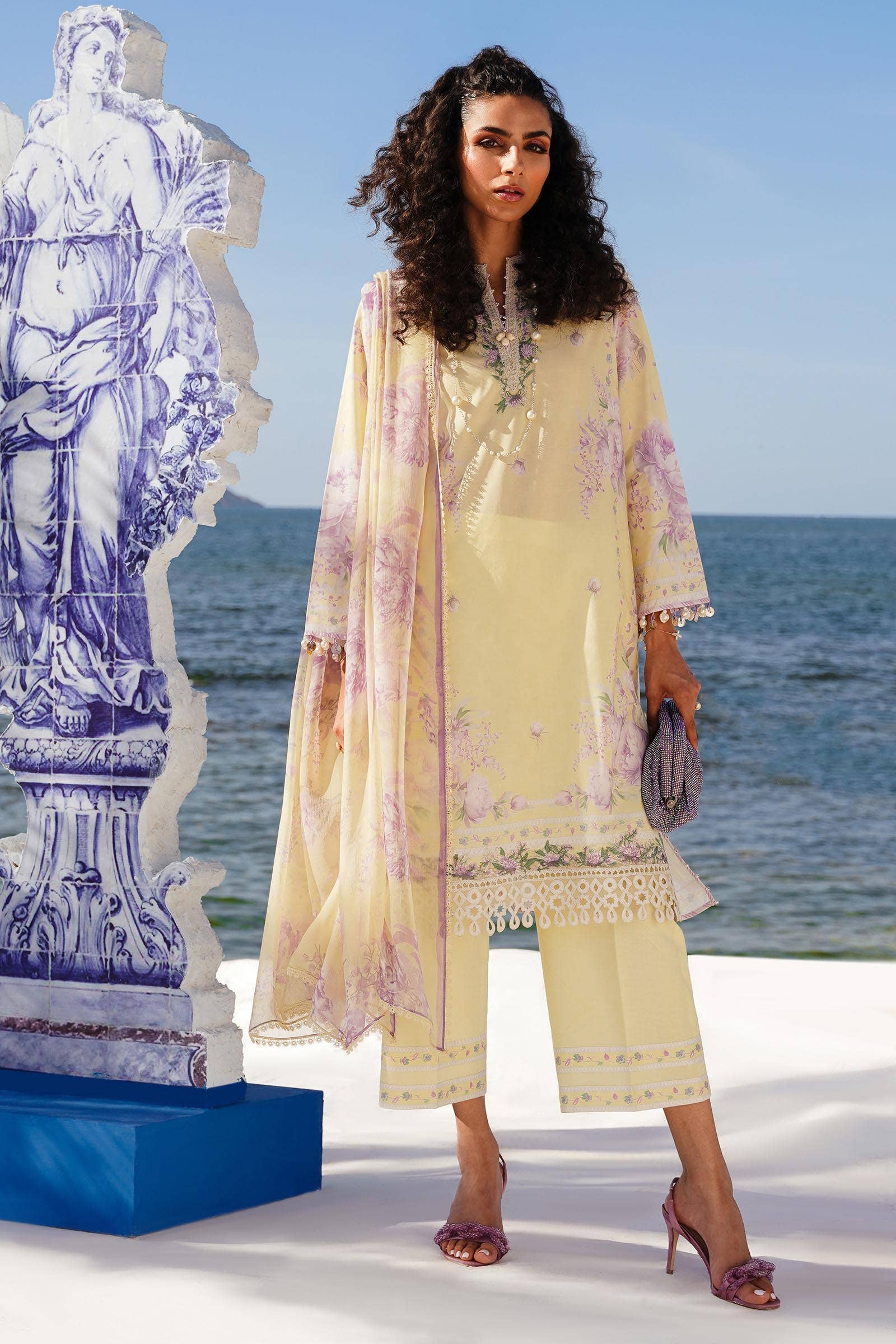 Sana Safinaz | Muzlin Spring 24 | M241-004B-CI - House Of Hania