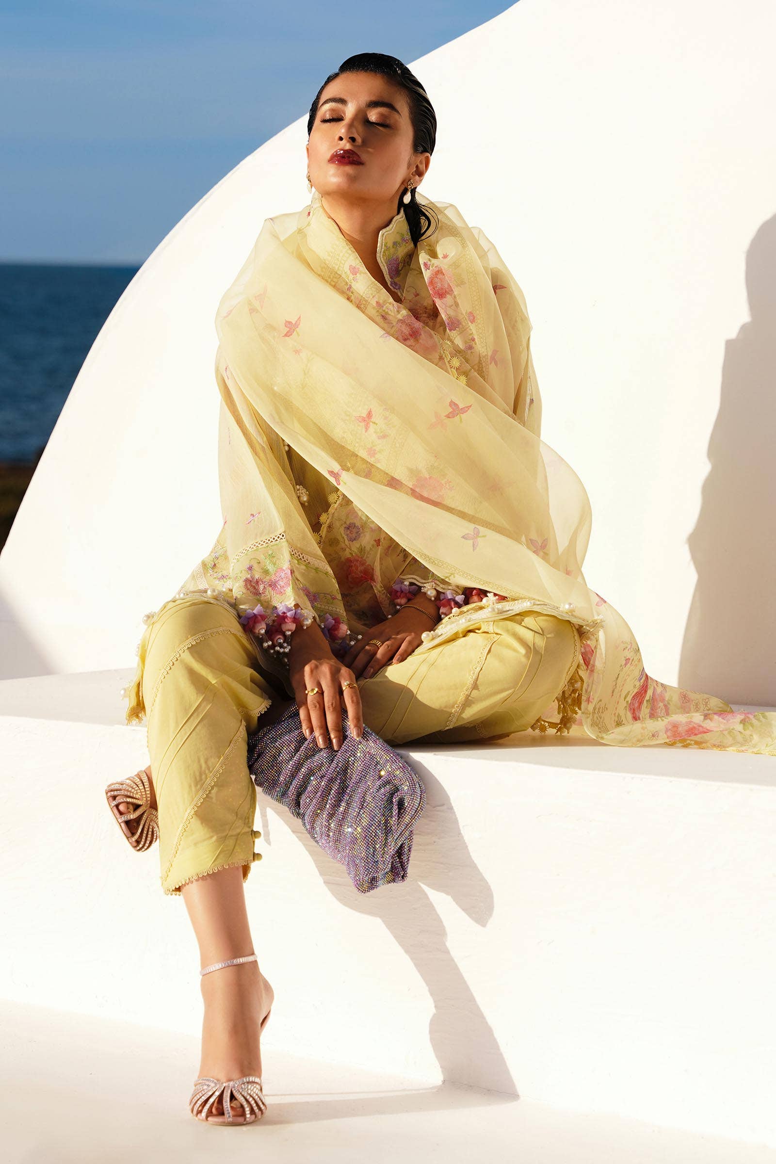 Sana Safinaz | Muzlin Spring 24 | M241-005B-CL - House Of Hania