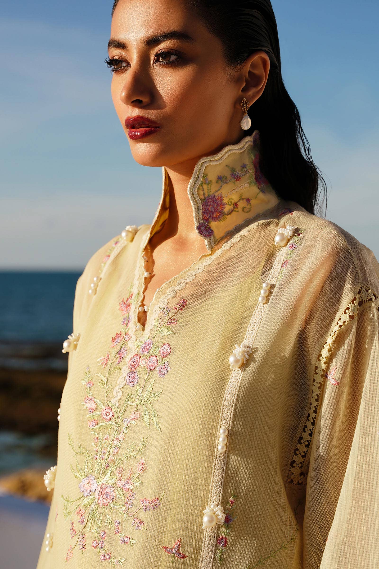 Sana Safinaz | Muzlin Spring 24 | M241-005B-CL - House Of Hania
