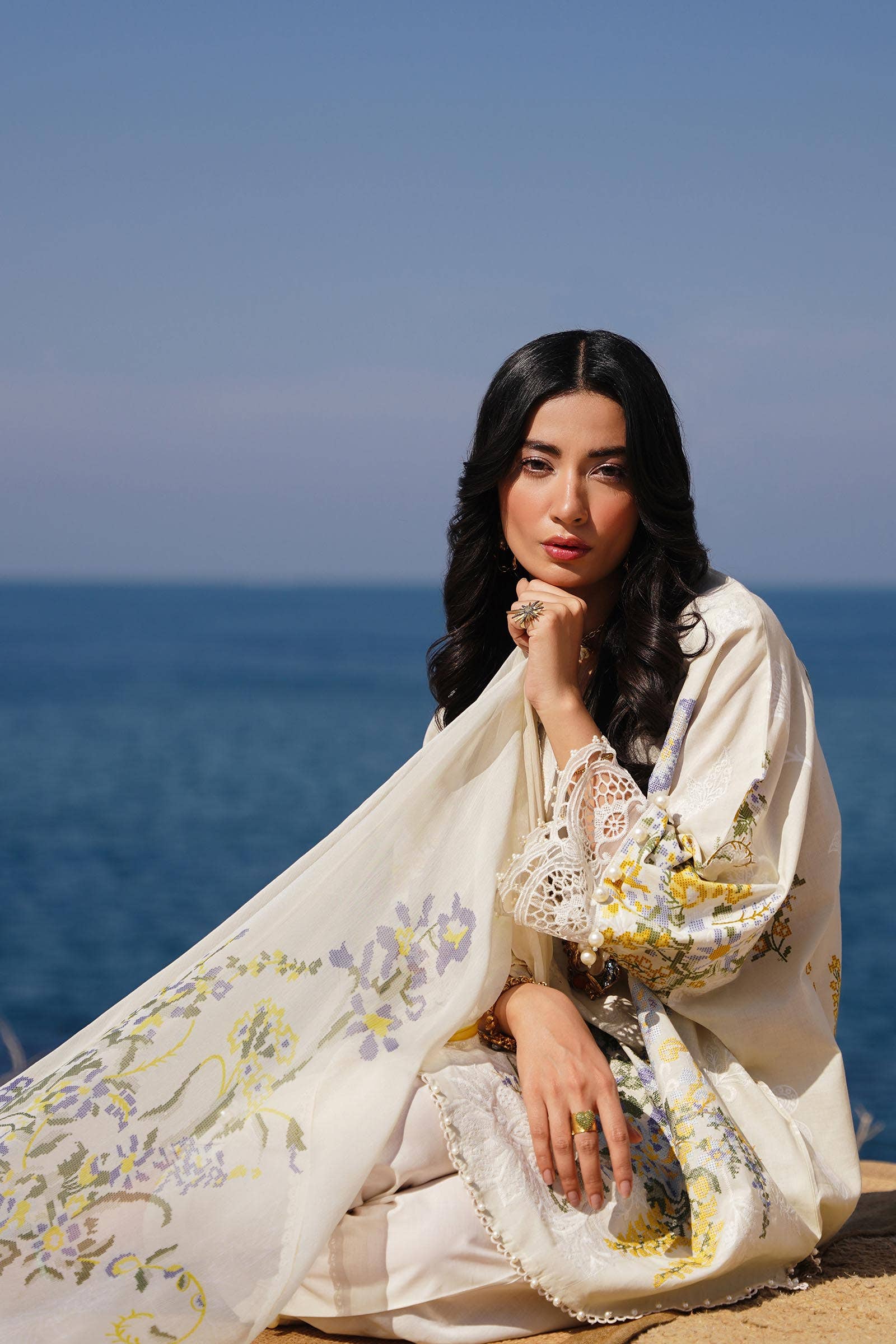 Sana Safinaz | Muzlin Spring 24 | M241-006A-CJ - House Of Hania