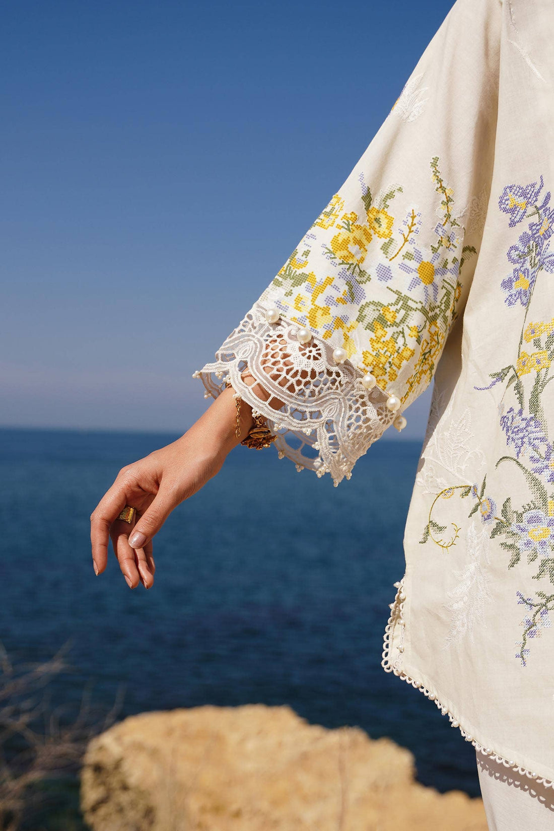 Sana Safinaz | Muzlin Spring 24 | M241-006A-CJ - House Of Hania