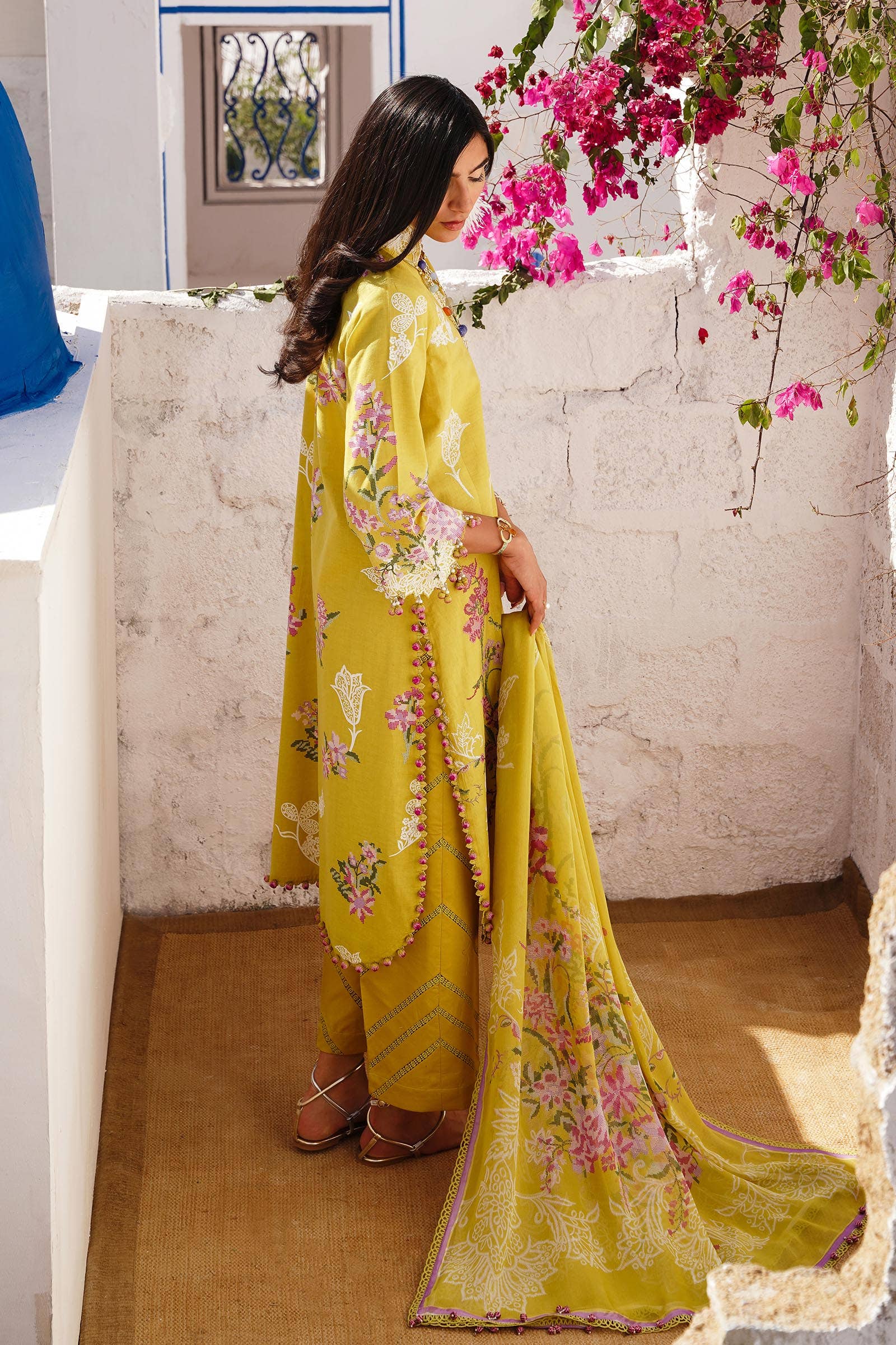 Sana Safinaz | Muzlin Spring 24 | M241-006B-CJ - House Of Hania