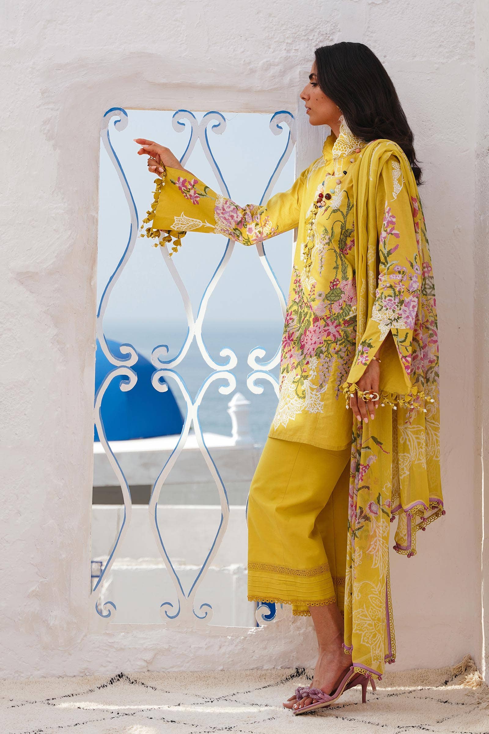 Sana Safinaz | Muzlin Spring 24 | M241-006B-CJ - House Of Hania