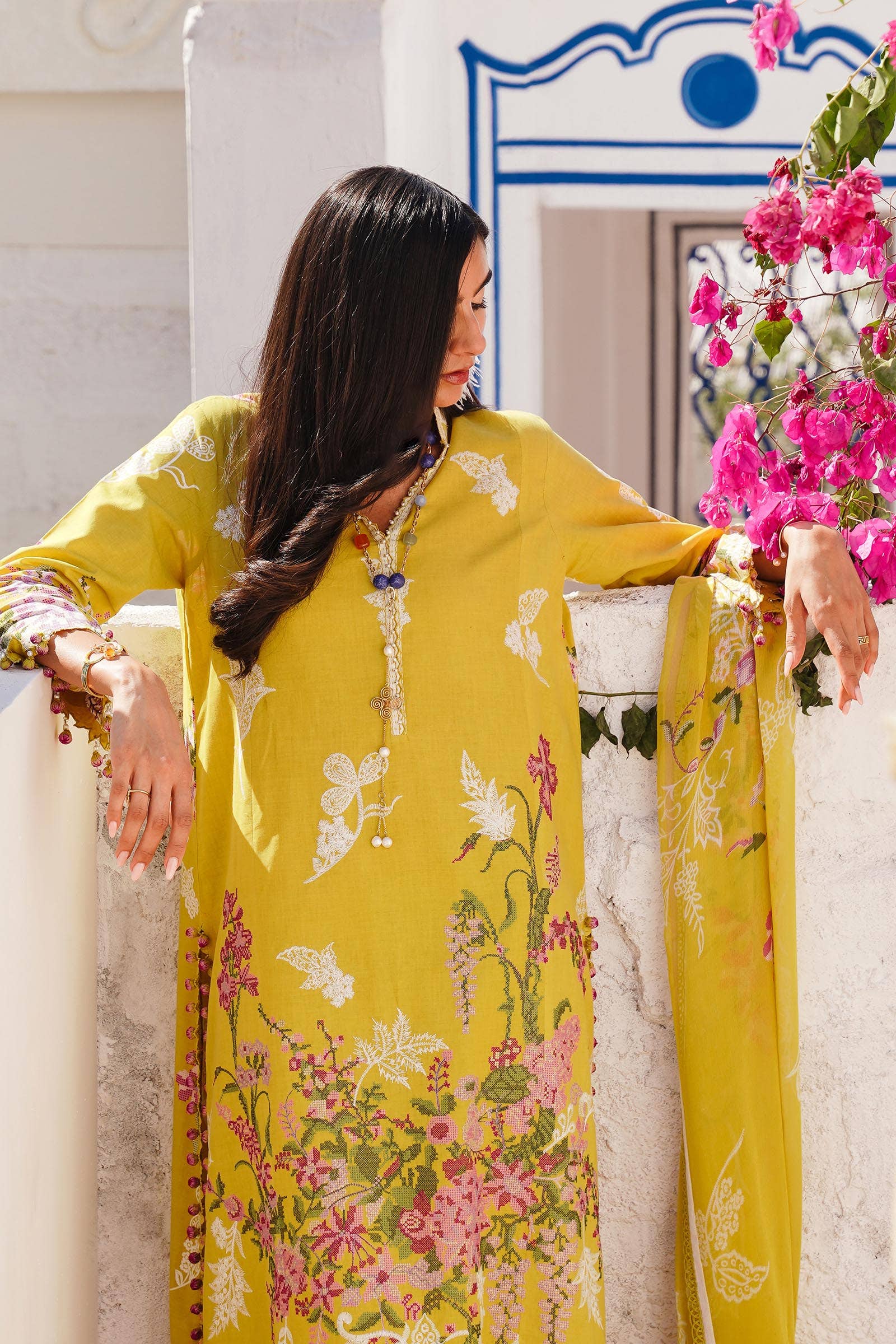 Sana Safinaz | Muzlin Spring 24 | M241-006B-CJ - House Of Hania