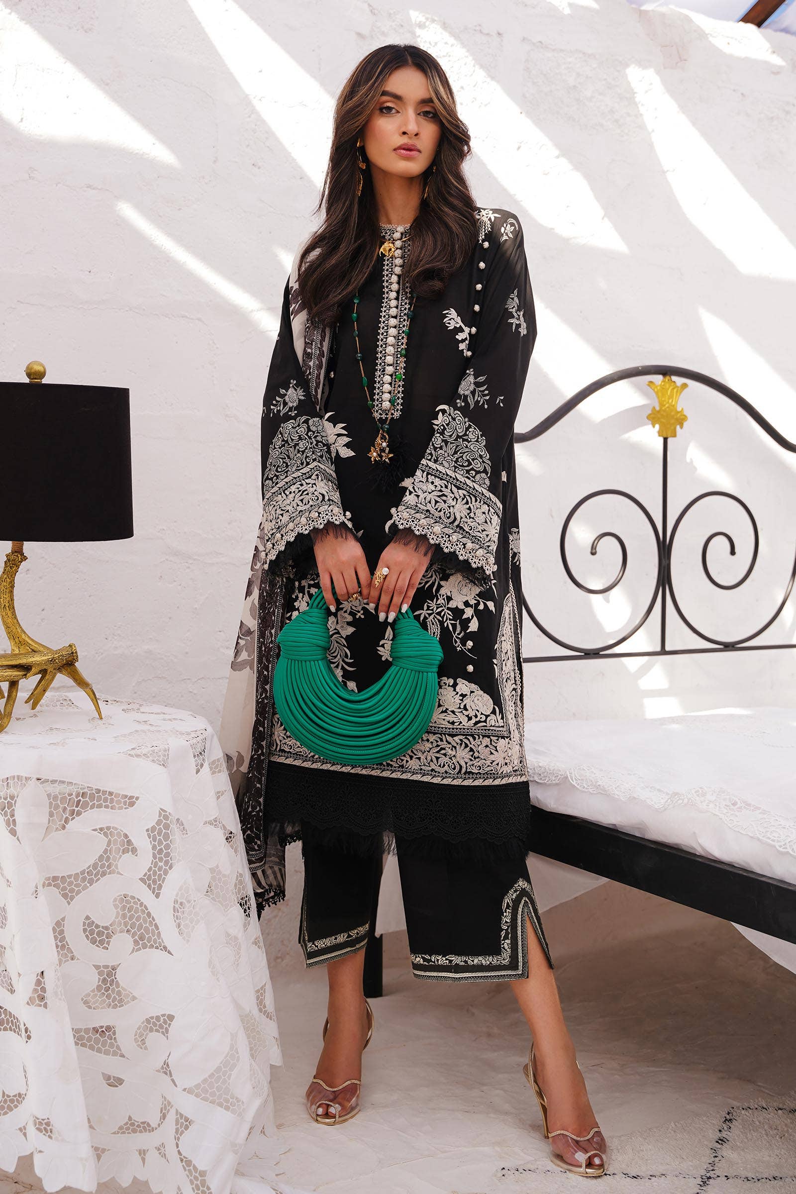 Sana Safinaz | Muzlin Spring 24 | M241-007A-CJ - House Of Hania