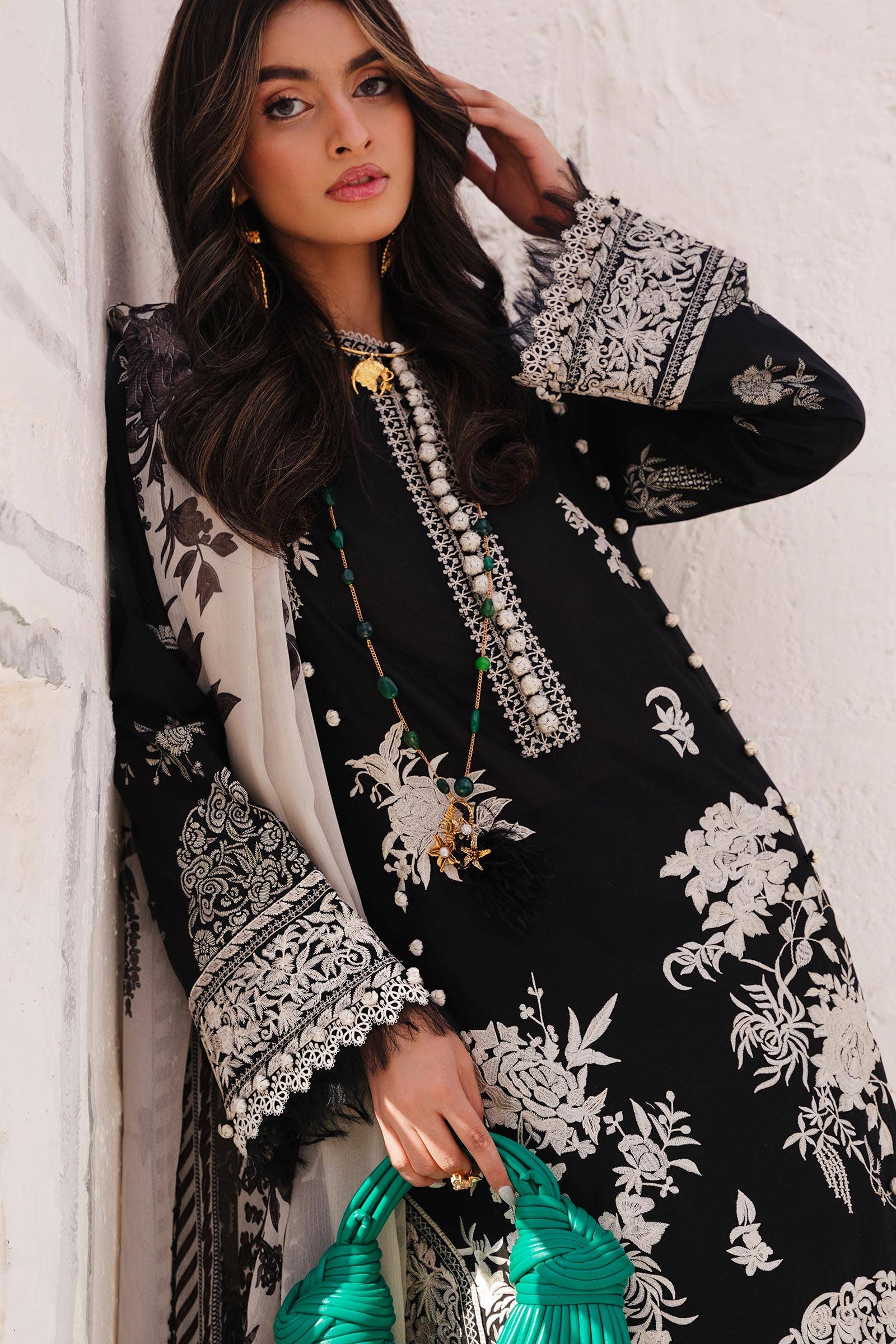Sana Safinaz | Muzlin Spring 24 | M241-007A-CJ - House Of Hania