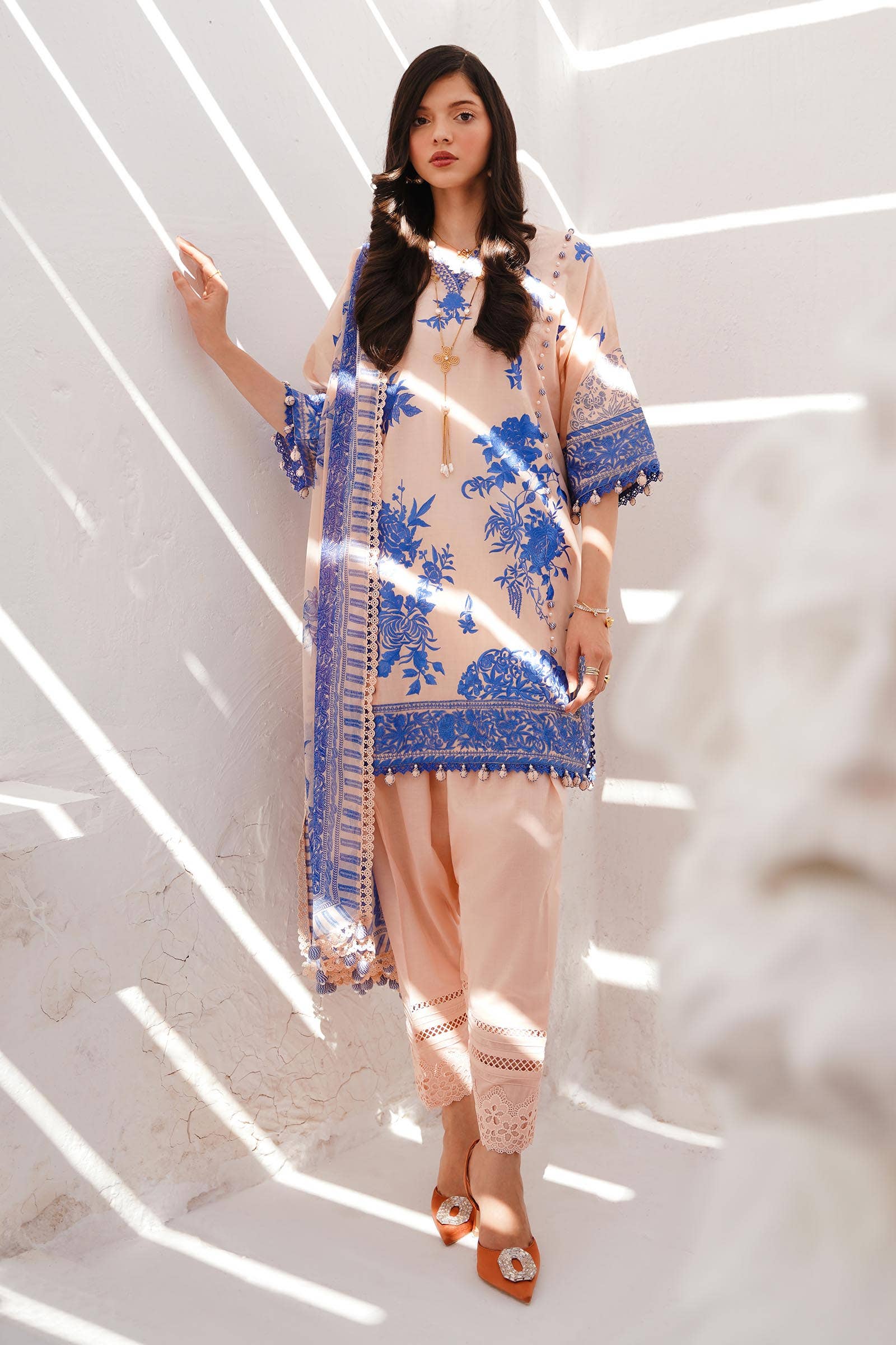 Sana Safinaz | Muzlin Spring 24 | M241-007B-CJ - House Of Hania