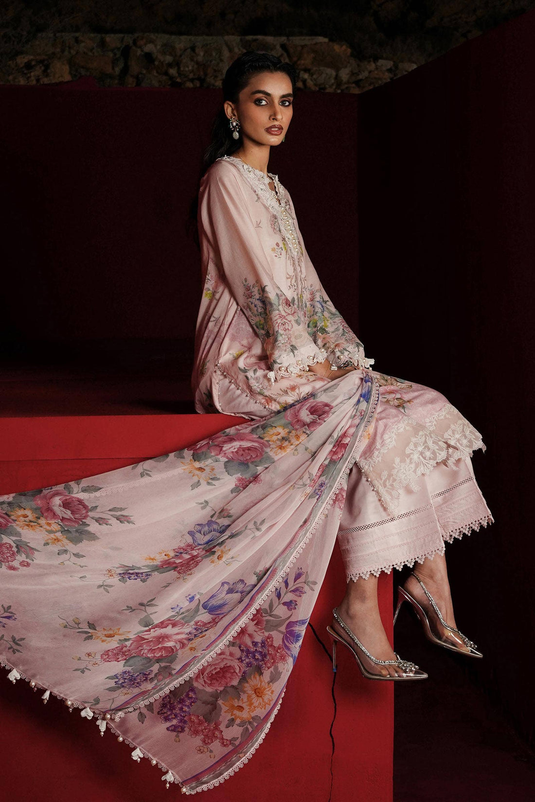 Sana Safinaz | Muzlin Spring 24 | M241-008A-CI - House Of Hania