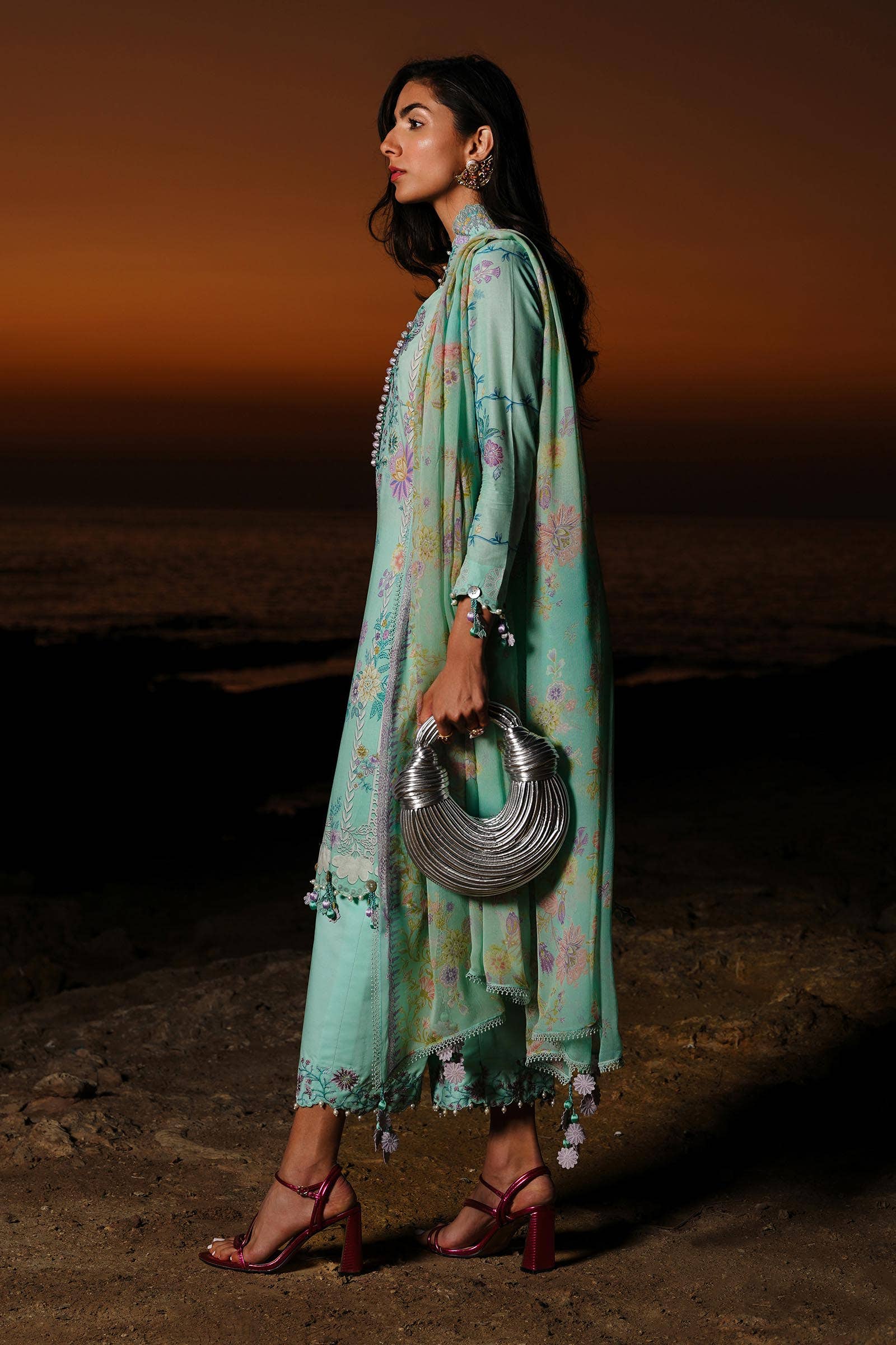 Sana Safinaz | Muzlin Spring 24 | M241-008B-CI - House Of Hania