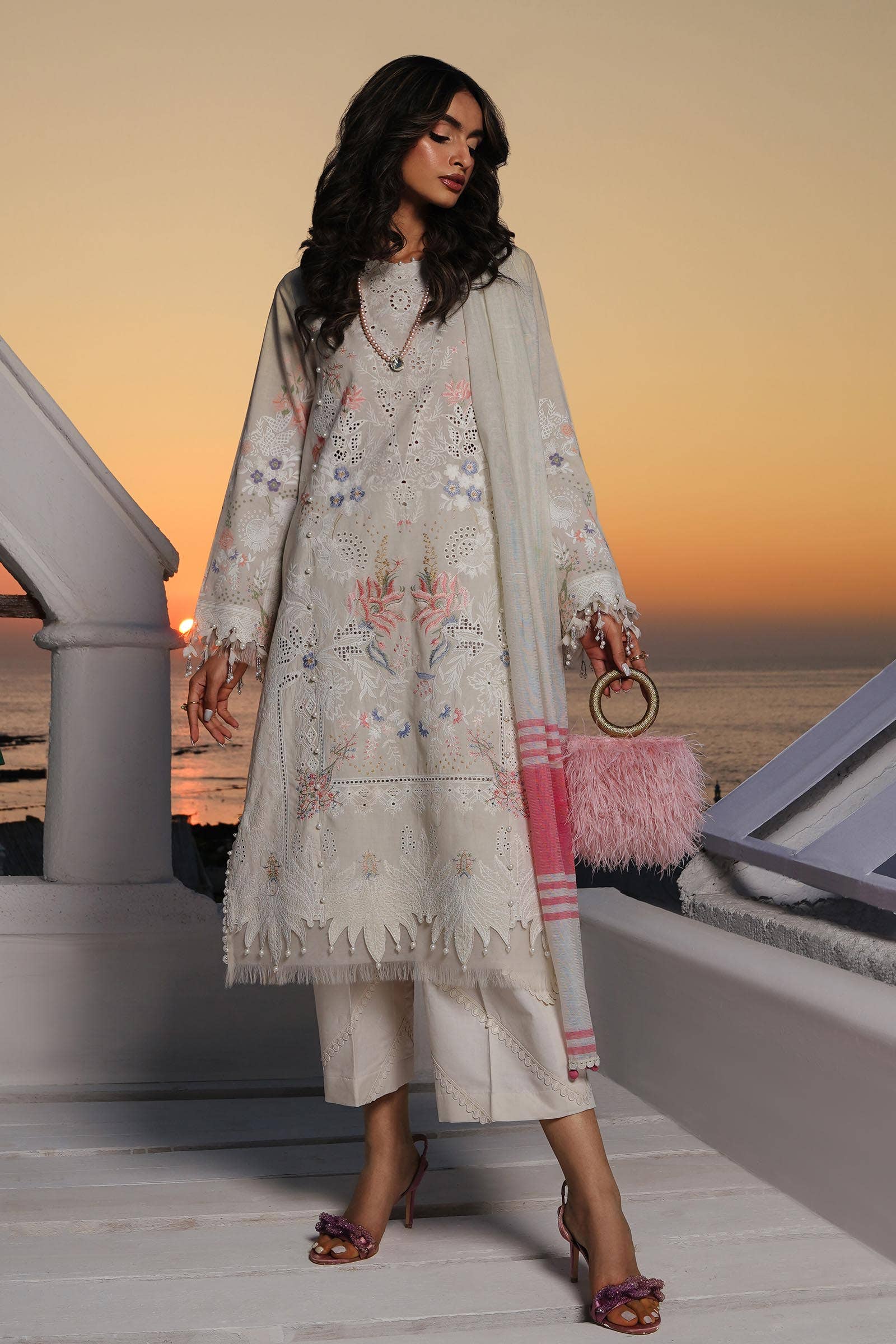 Sana Safinaz | Muzlin Spring 24 | M241-009A-DF - House Of Hania