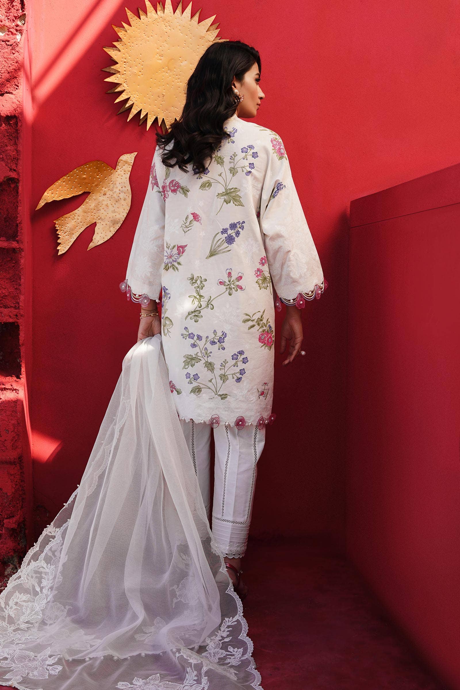 Sana Safinaz | Muzlin Spring 24 | M241-011A-CW - House Of Hania