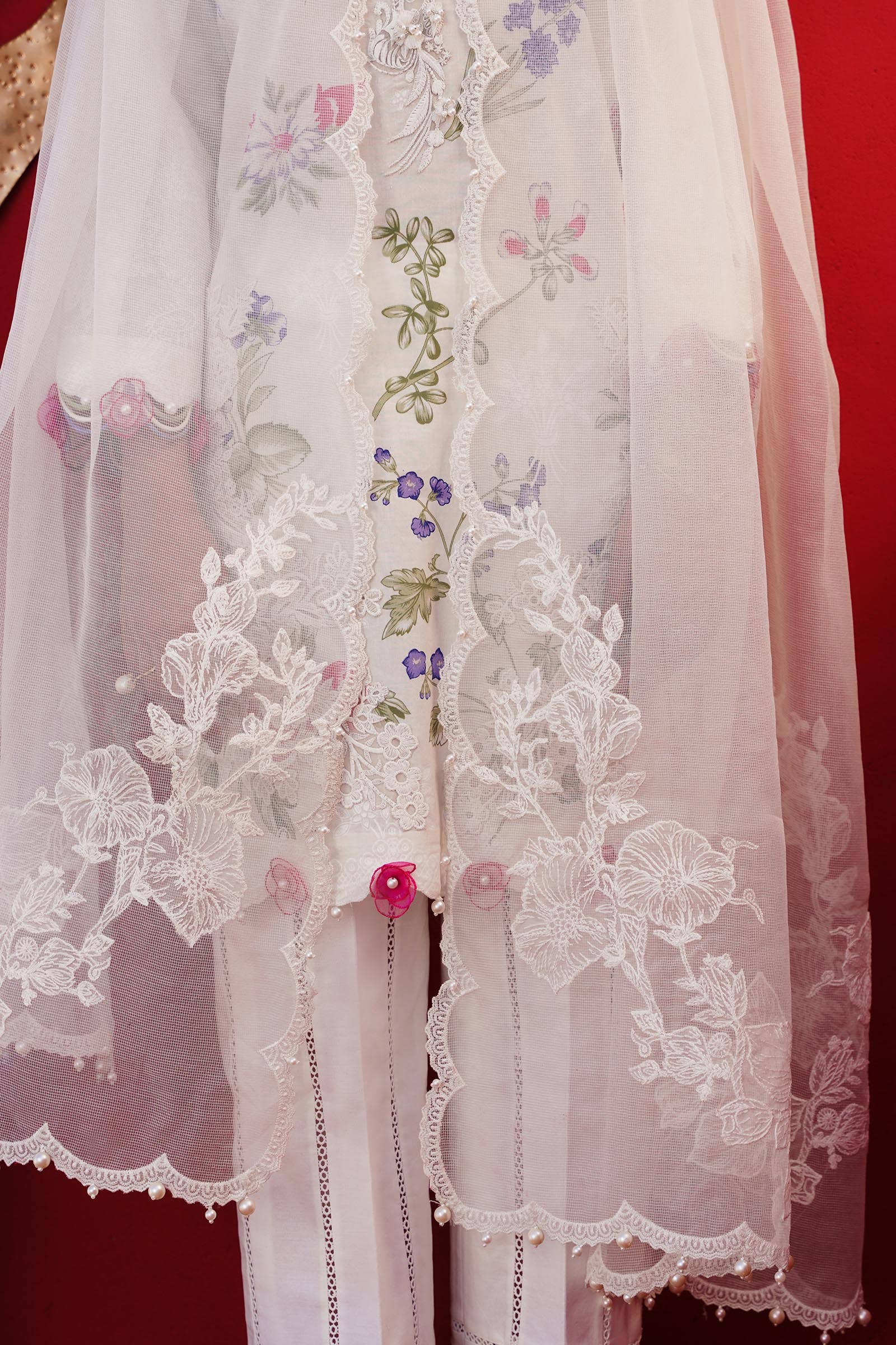 Sana Safinaz | Muzlin Spring 24 | M241-011A-CW - House Of Hania