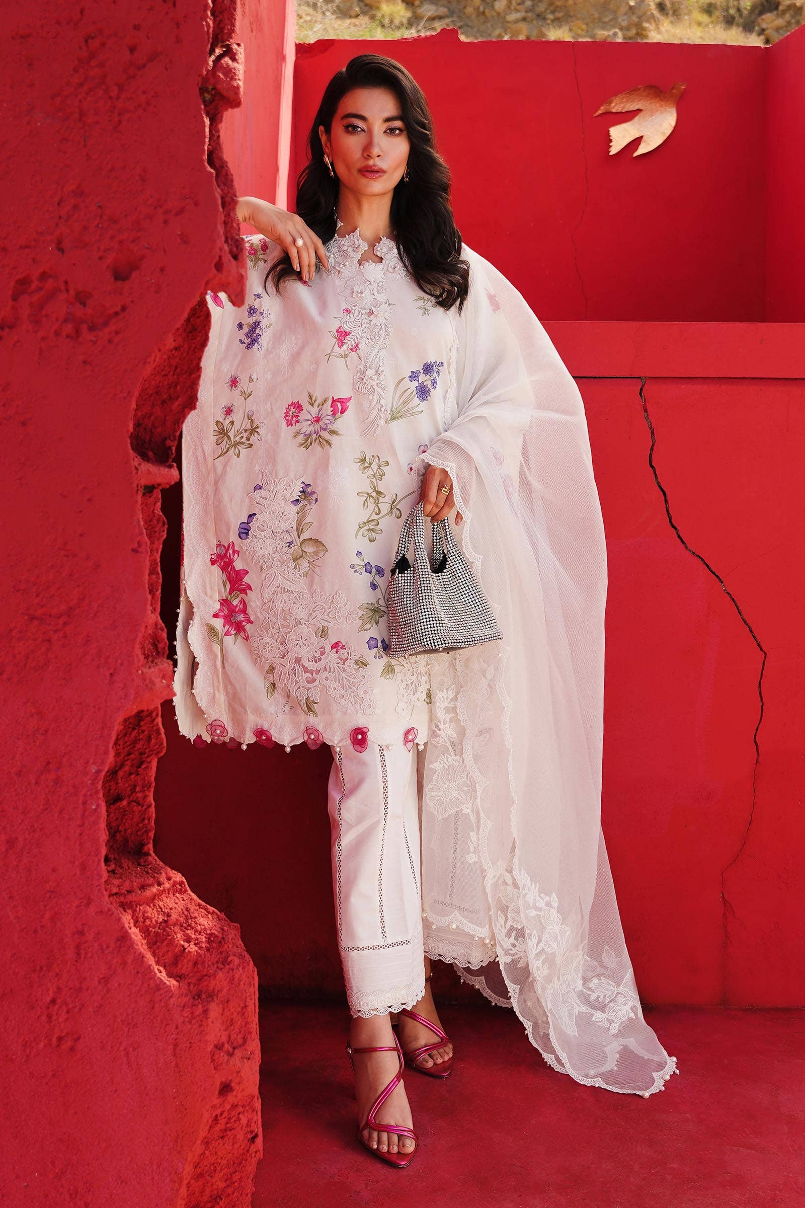 Sana Safinaz | Muzlin Spring 24 | M241-011A-CW - House Of Hania