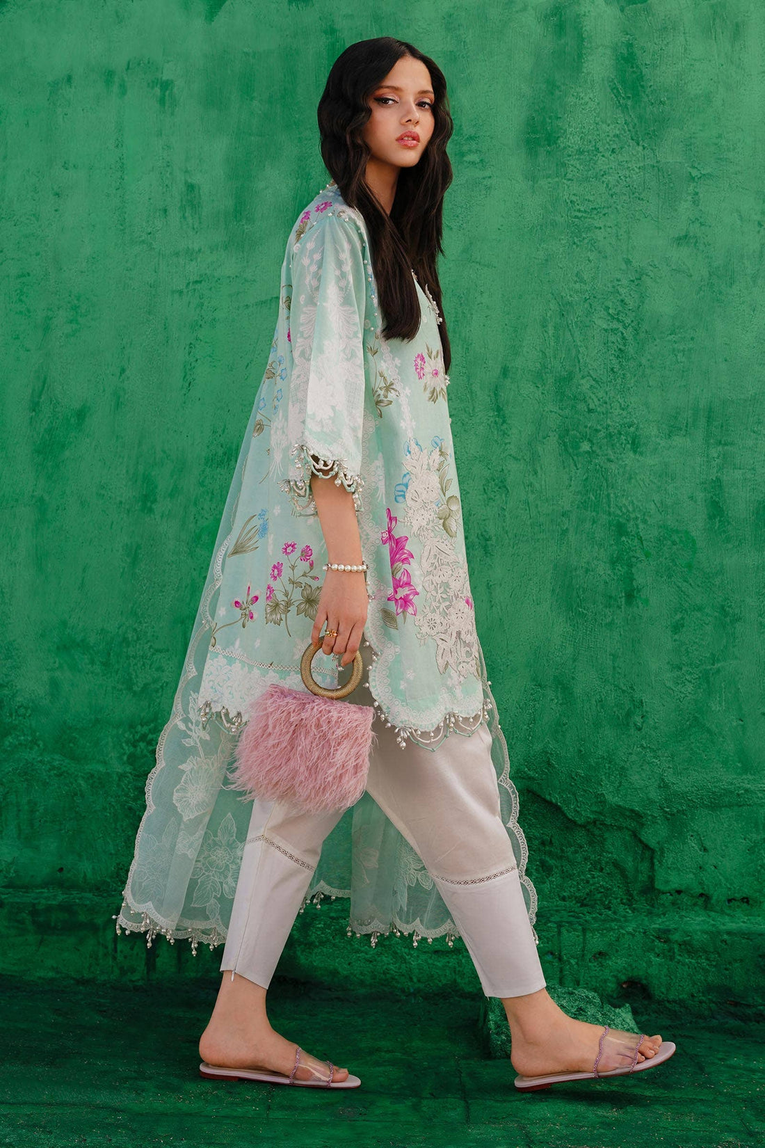 Sana Safinaz | Muzlin Spring 24 | M241-011B-CW - House Of Hania