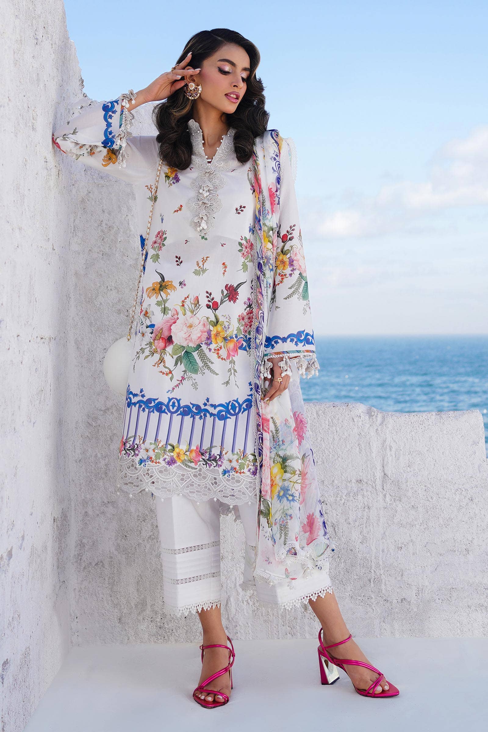 Sana Safinaz | Muzlin Spring 24 | M241-012A-CI - House Of Hania