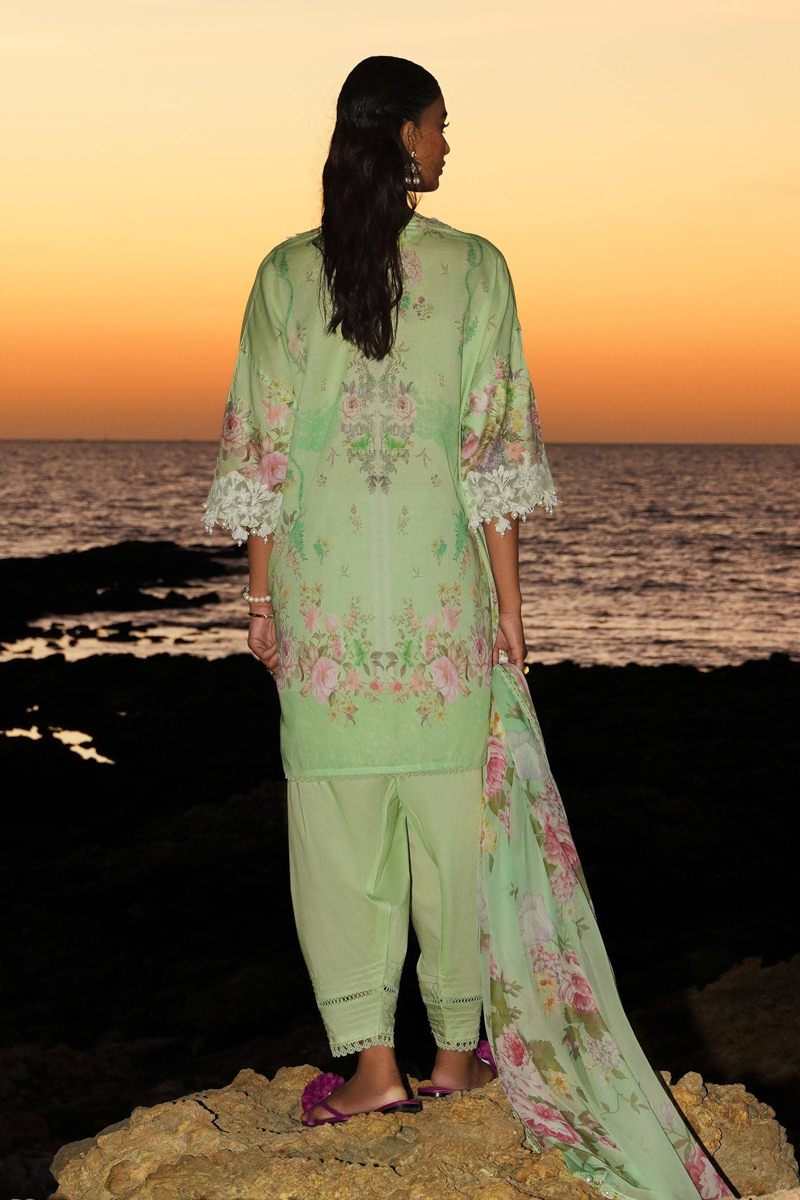 Sana Safinaz | Muzlin Spring 24 | M241-013B-CI - House Of Hania