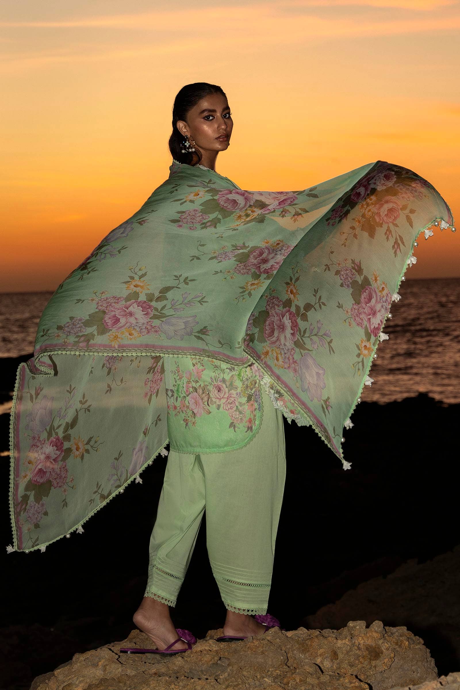 Sana Safinaz | Muzlin Spring 24 | M241-013B-CI - House Of Hania