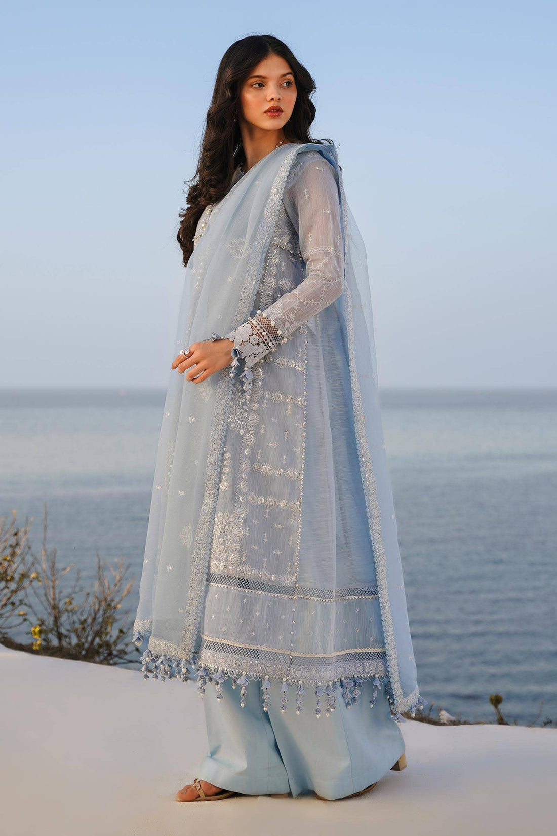 Sana Safinaz | Muzlin Spring 24 | M241-014B-CX - House Of Hania