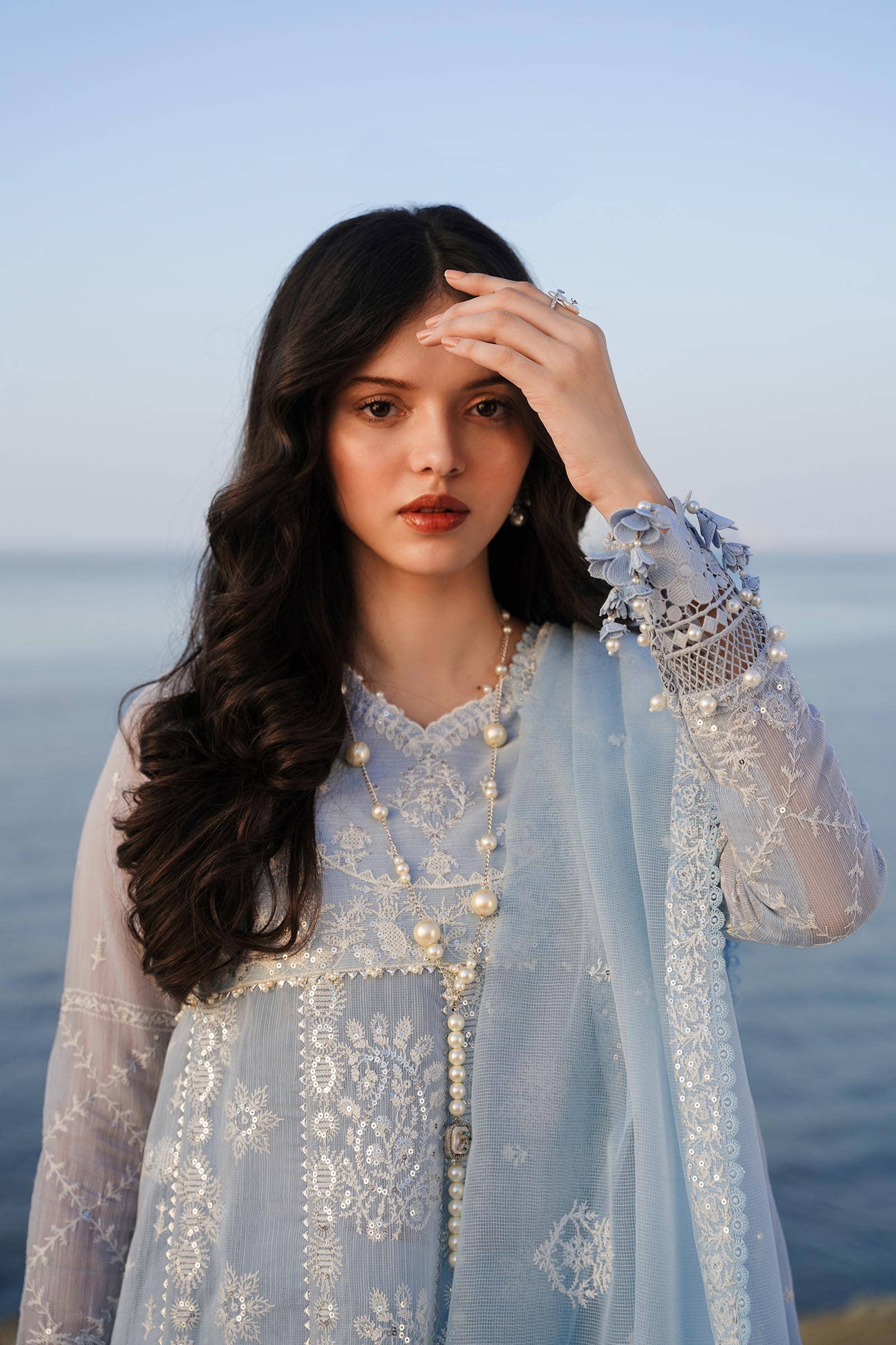 Sana Safinaz | Muzlin Spring 24 | M241-014B-CX - House Of Hania