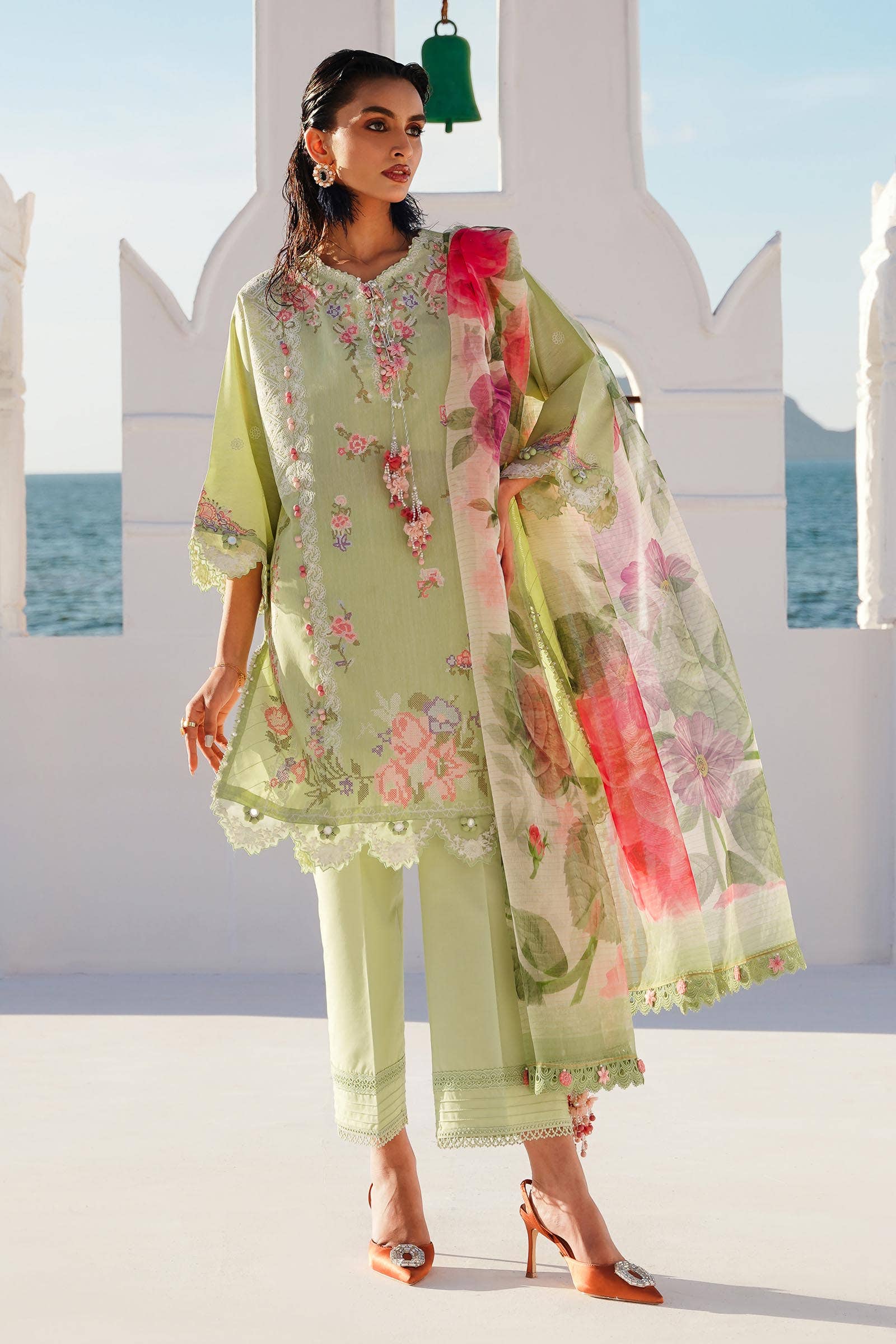 Sana Safinaz | Muzlin Spring 24 | M241-016B-CL - House Of Hania