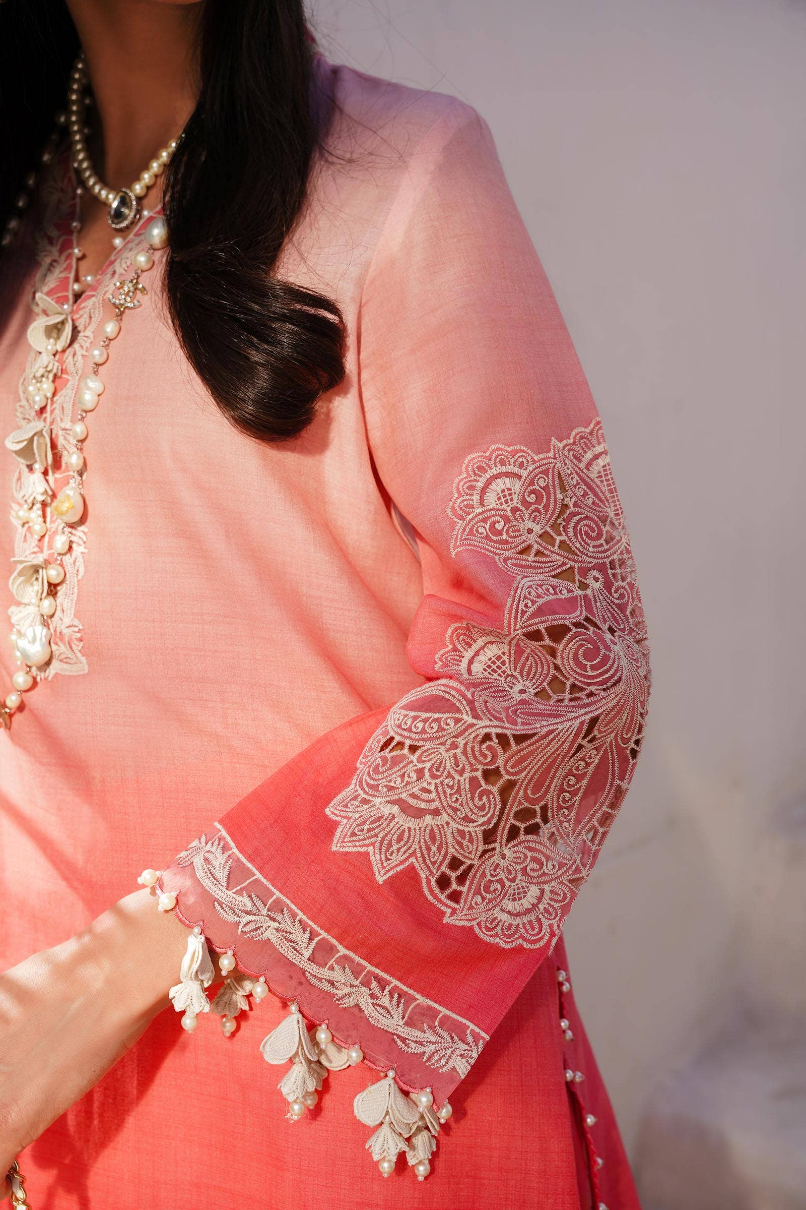 Sana Safinaz | Muzlin Spring 24 | M241-017A-CW - House Of Hania