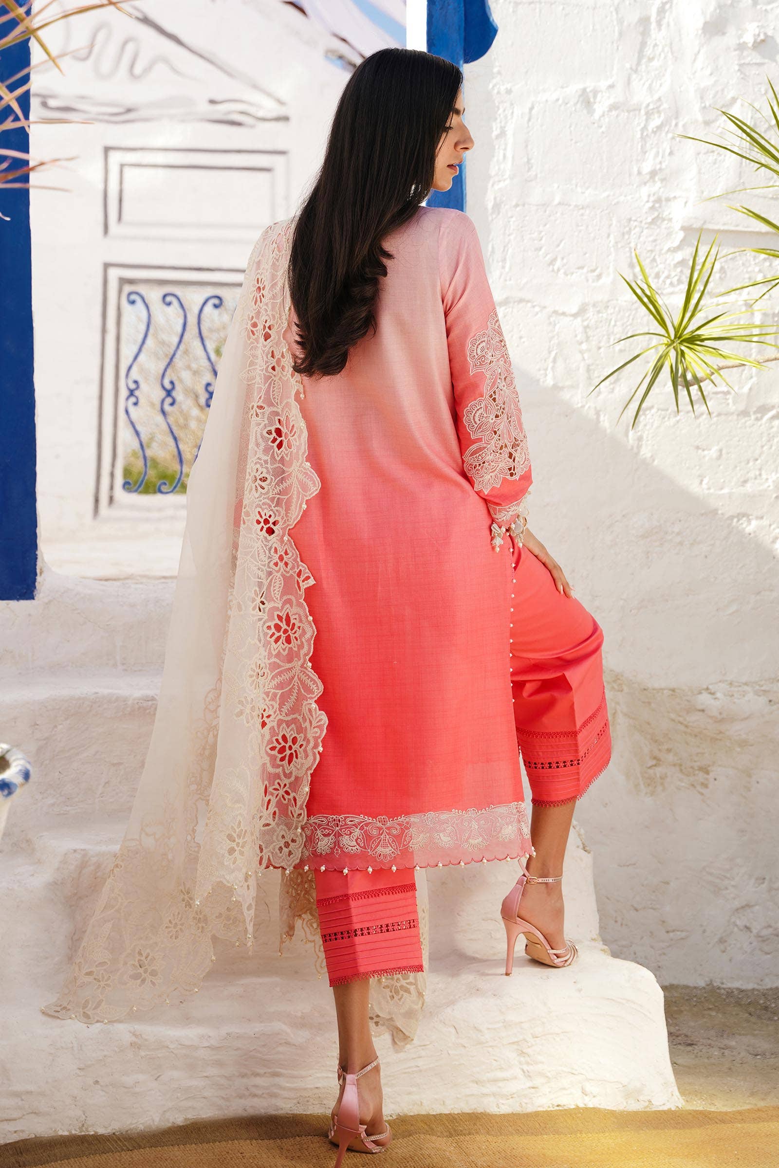 Sana Safinaz | Muzlin Spring 24 | M241-017A-CW - House Of Hania