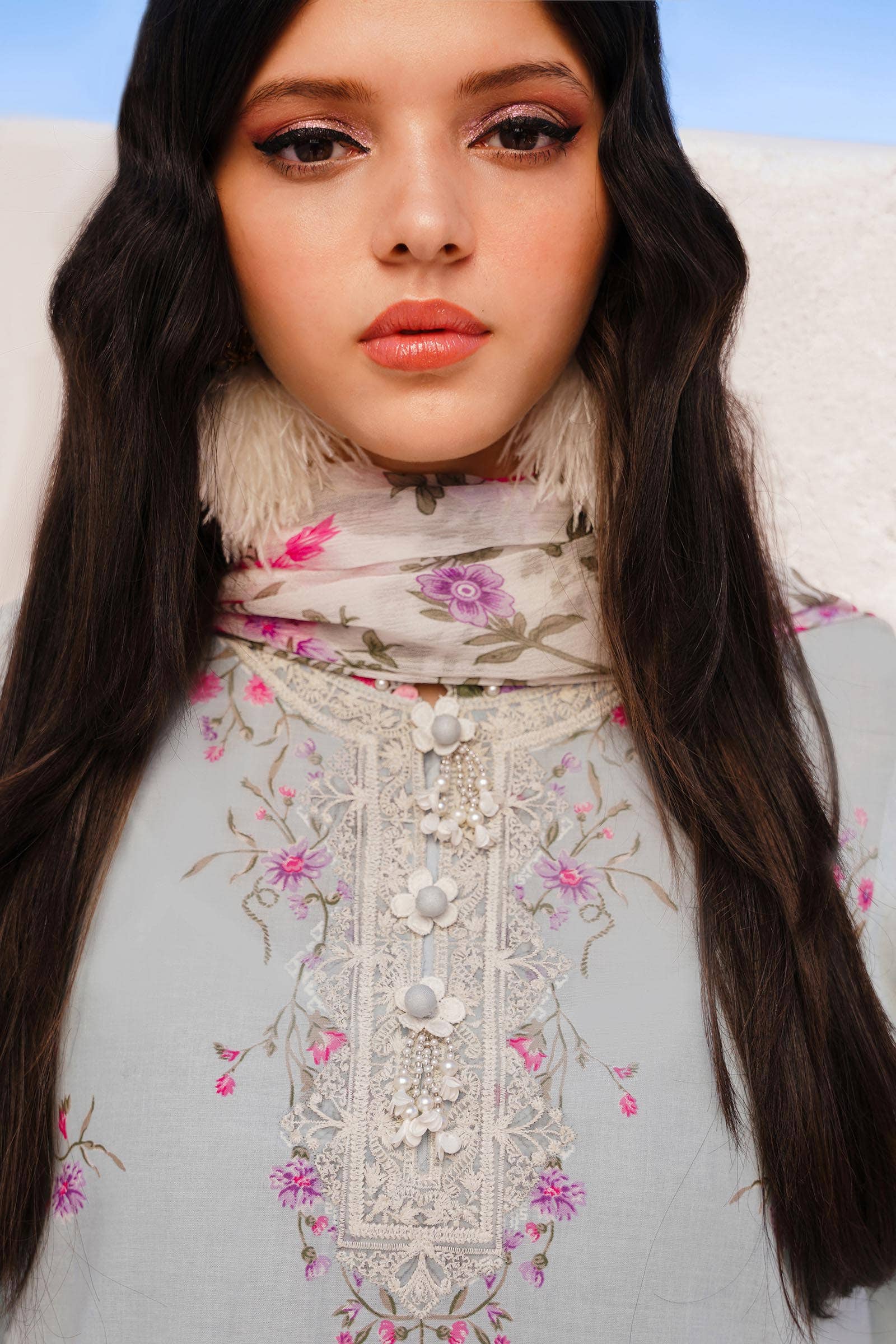 Sana Safinaz | Muzlin Spring 24 | M241-019B-CI - House Of Hania