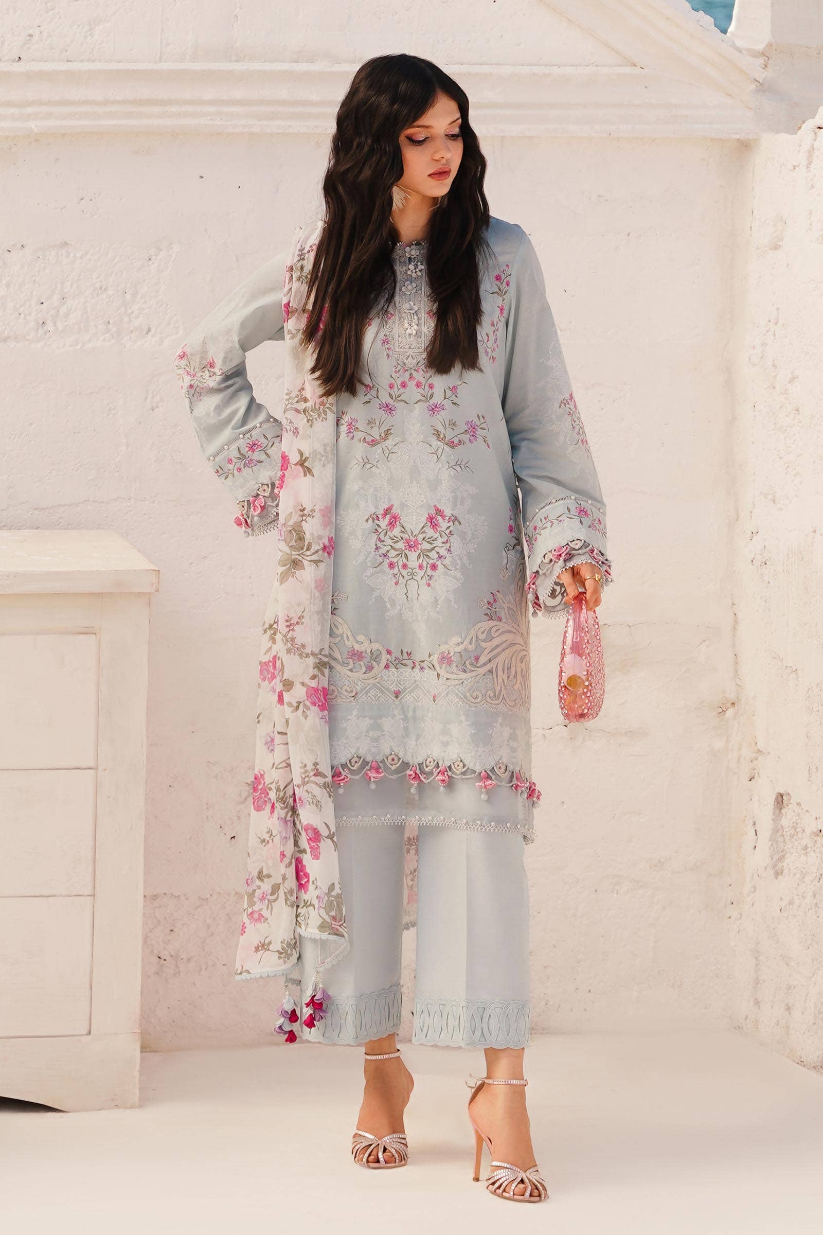Sana Safinaz | Muzlin Spring 24 | M241-019B-CI - House Of Hania