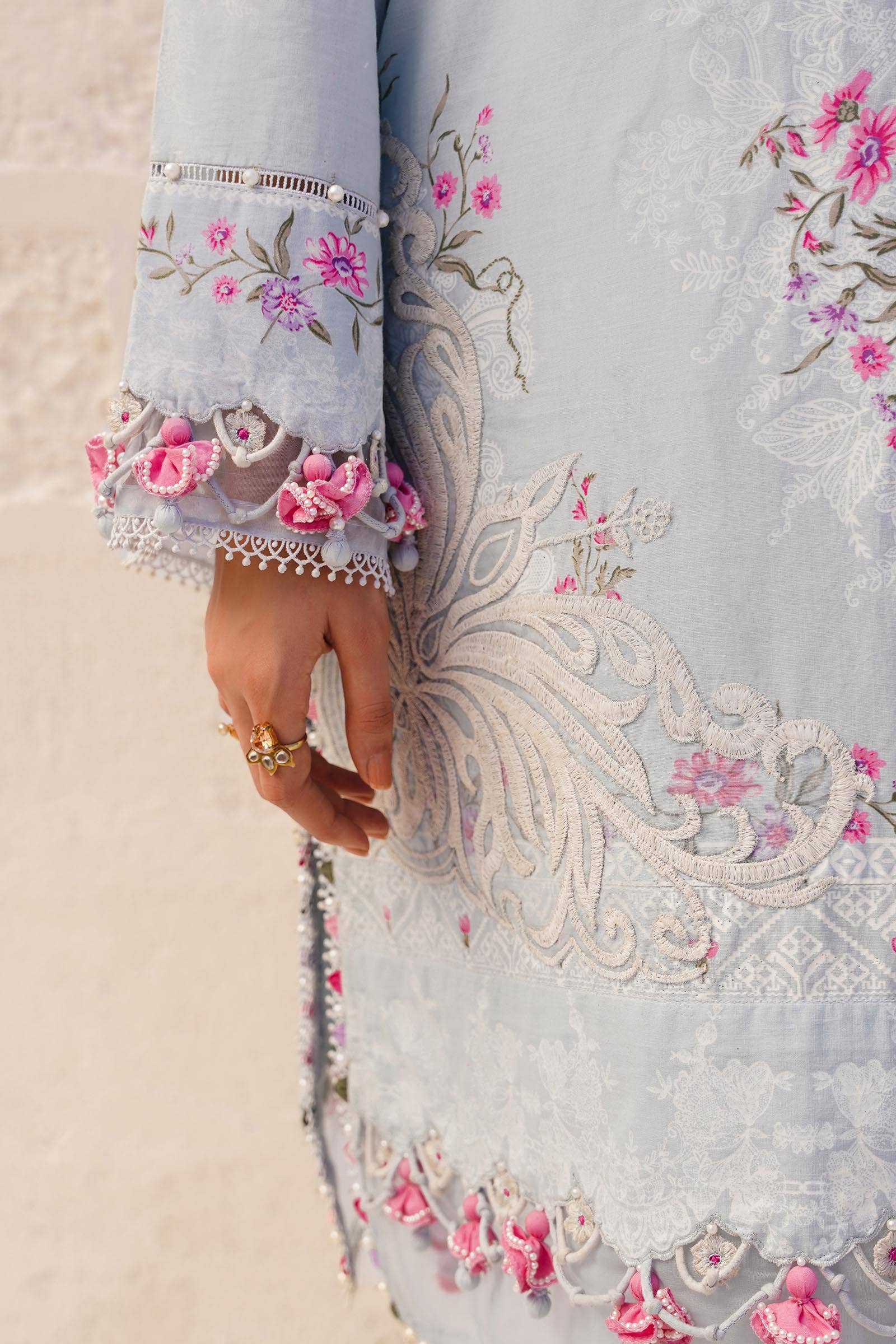 Sana Safinaz | Muzlin Spring 24 | M241-019B-CI - House Of Hania