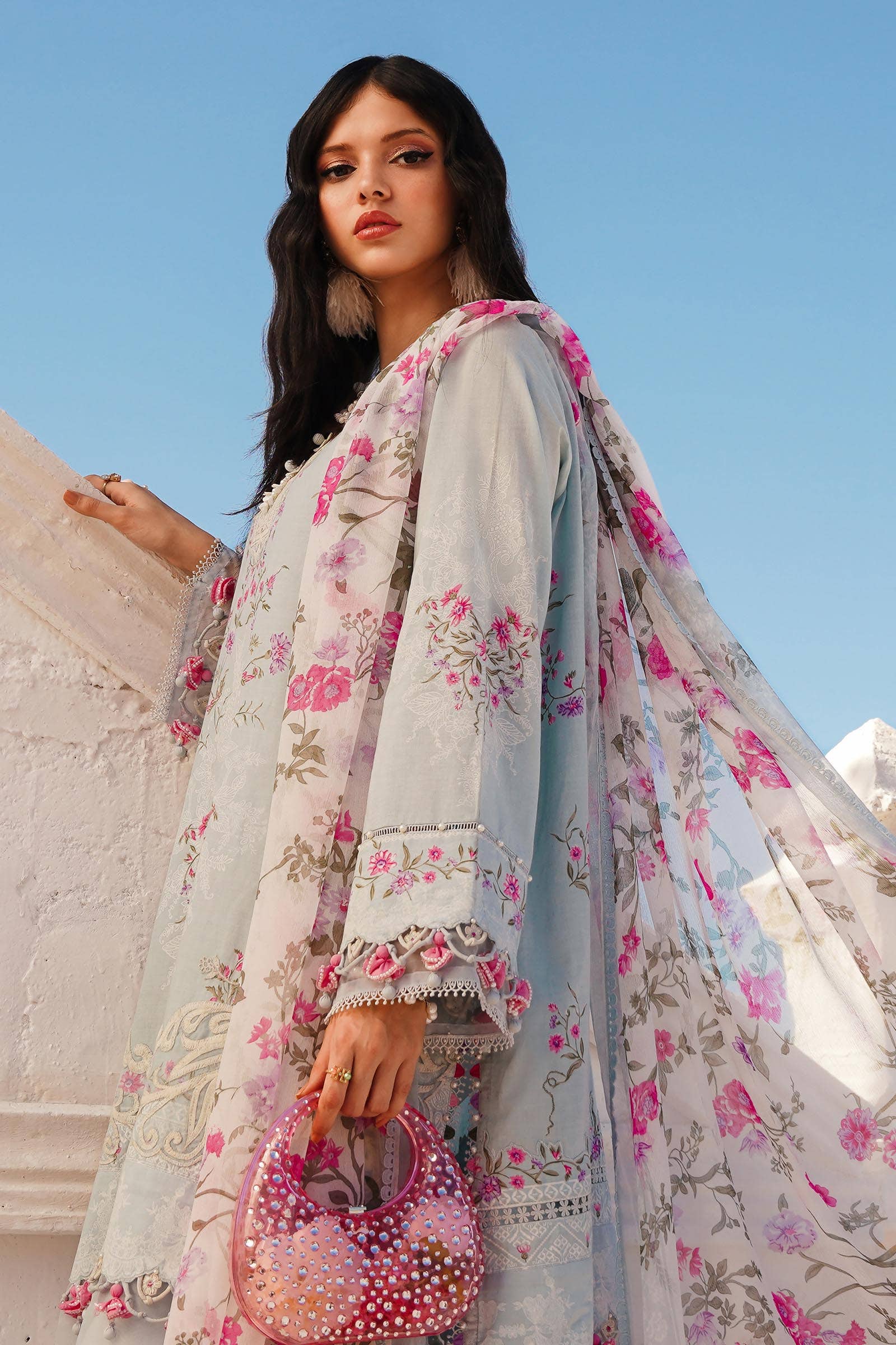 Sana Safinaz | Muzlin Spring 24 | M241-019B-CI - House Of Hania