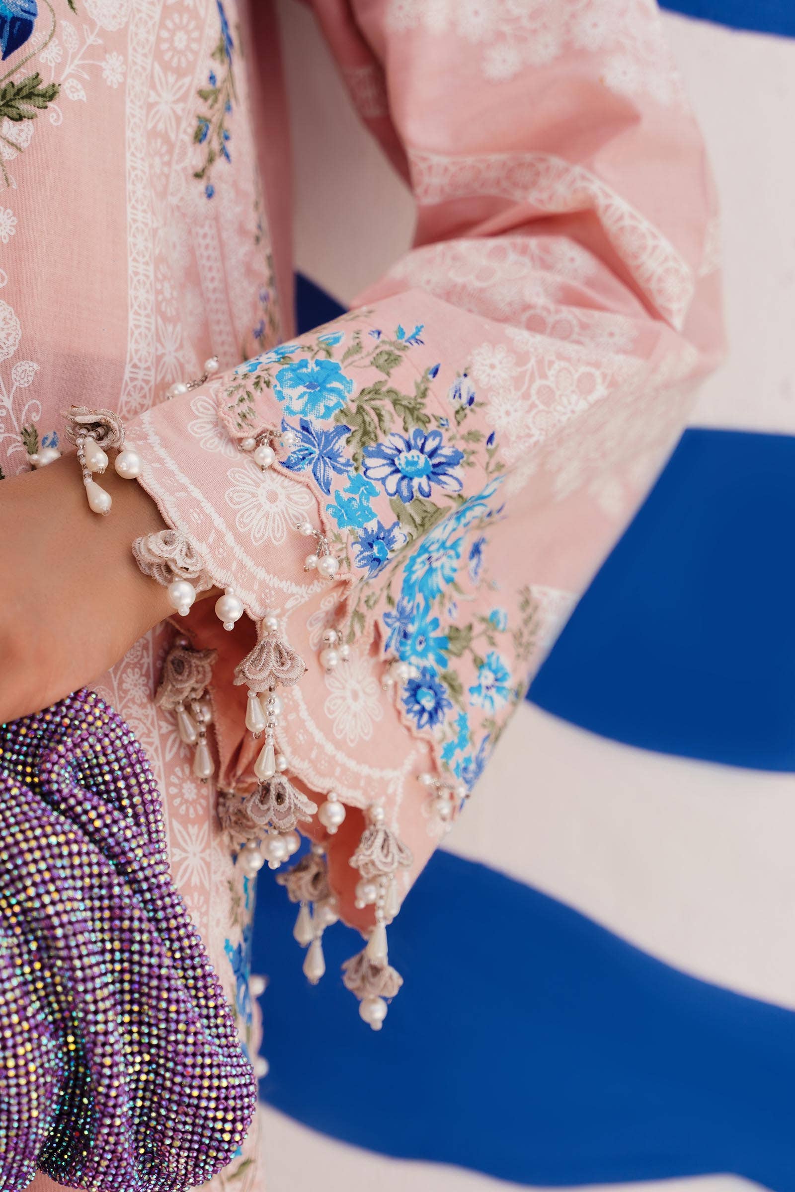 Sana Safinaz | Muzlin Spring 24 | M241-020B-CW - House Of Hania