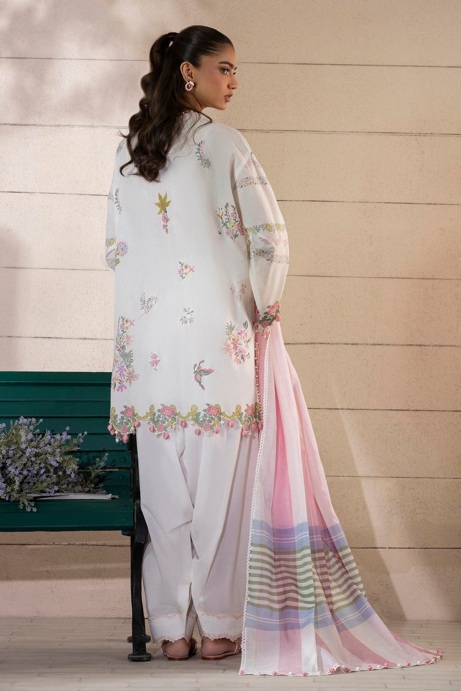 Sana Safinaz | Muzlin Spring 25 | M251-001A-3DG - House Of Hania