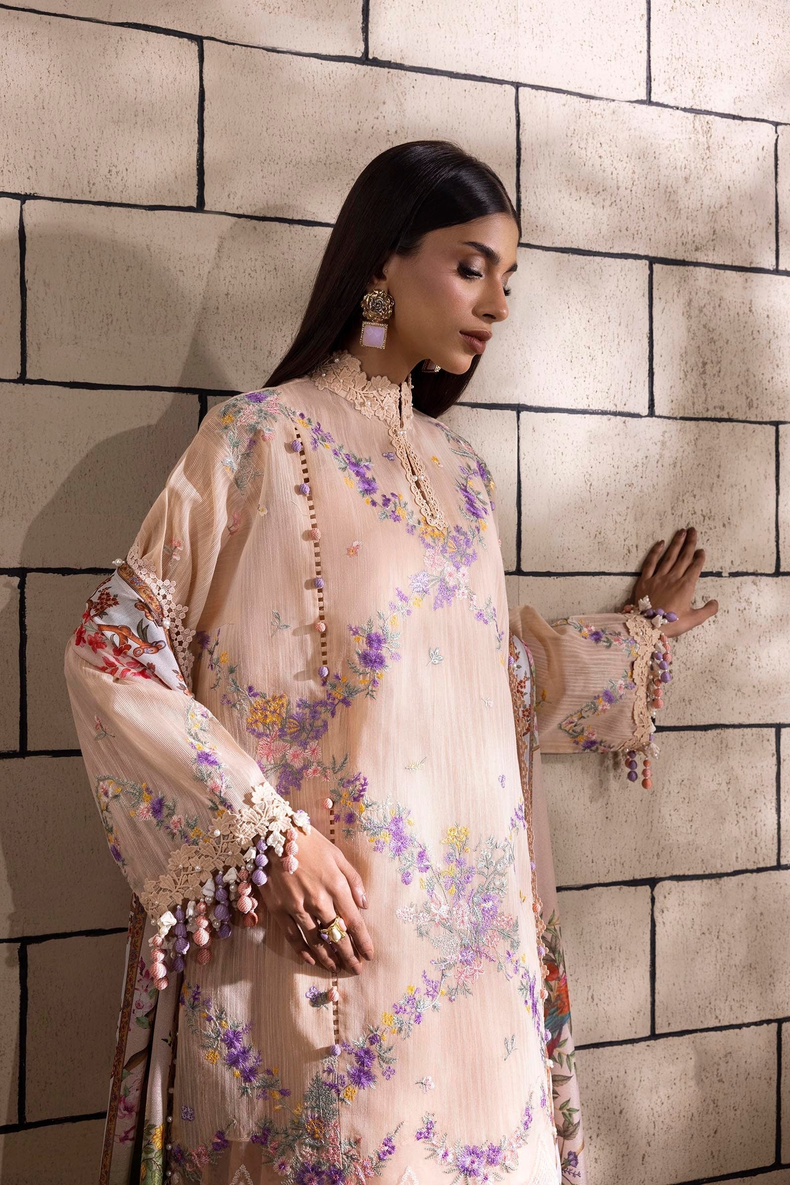 Sana Safinaz | Muzlin Spring 25 | M251-002A-3CV - House Of Hania