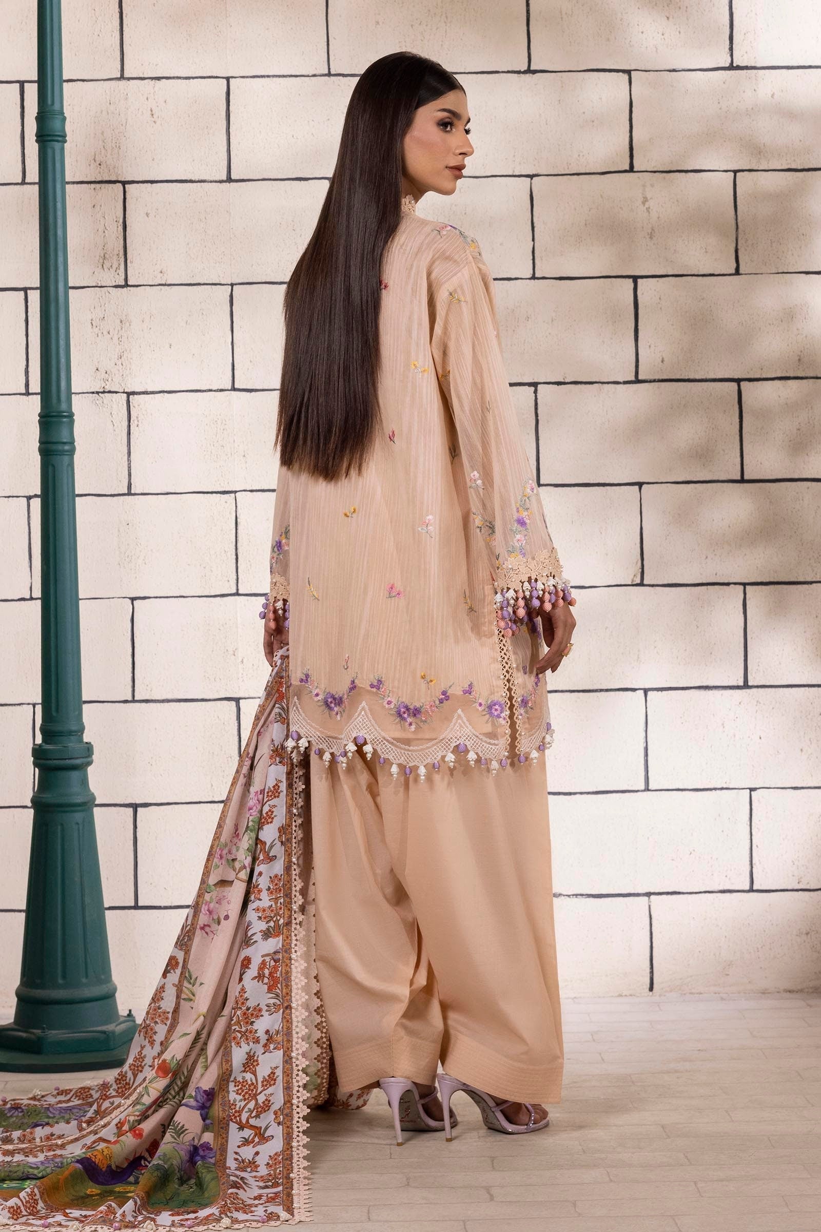 Sana Safinaz | Muzlin Spring 25 | M251-002A-3CV - House Of Hania
