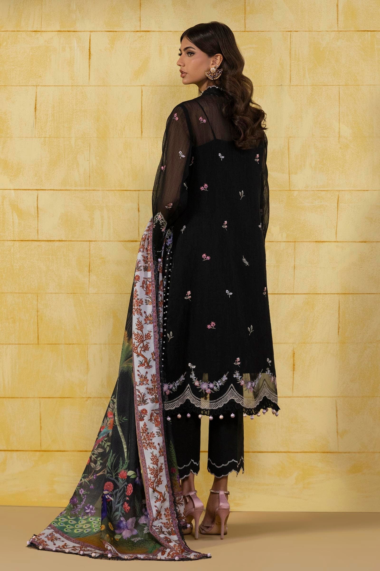 Sana Safinaz | Muzlin Spring 25 | M251-002B-3CV - House Of Hania
