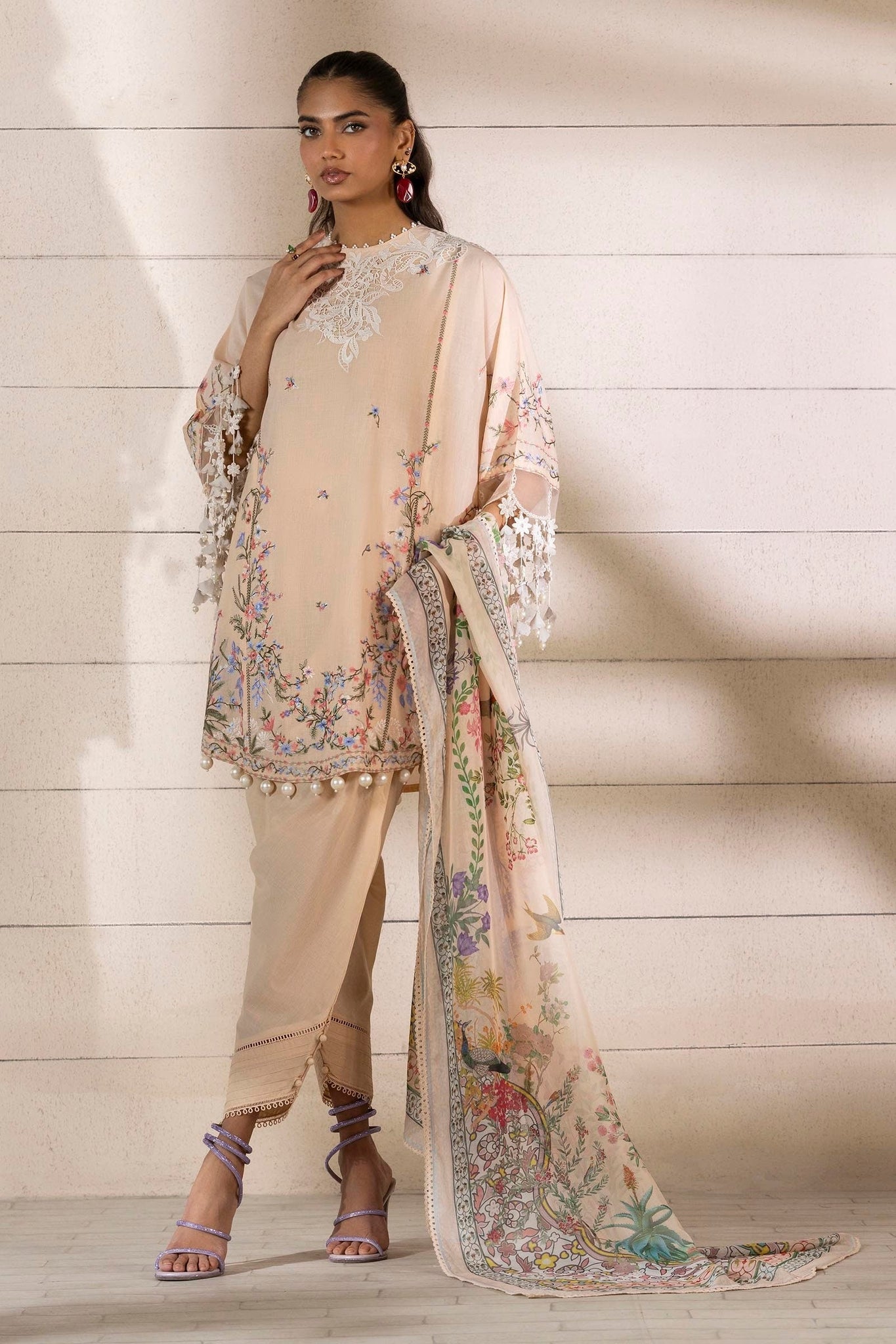 Sana Safinaz | Muzlin Spring 25 | M251-005B-3CL - House Of Hania