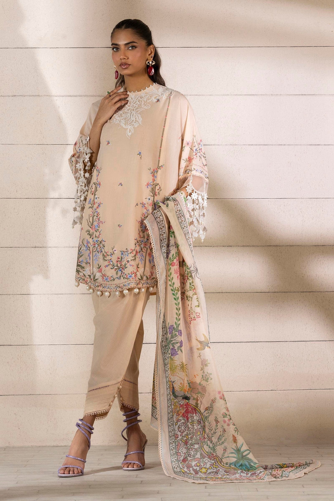 Sana Safinaz | Muzlin Spring 25 | M251-005B-3CL - House Of Hania