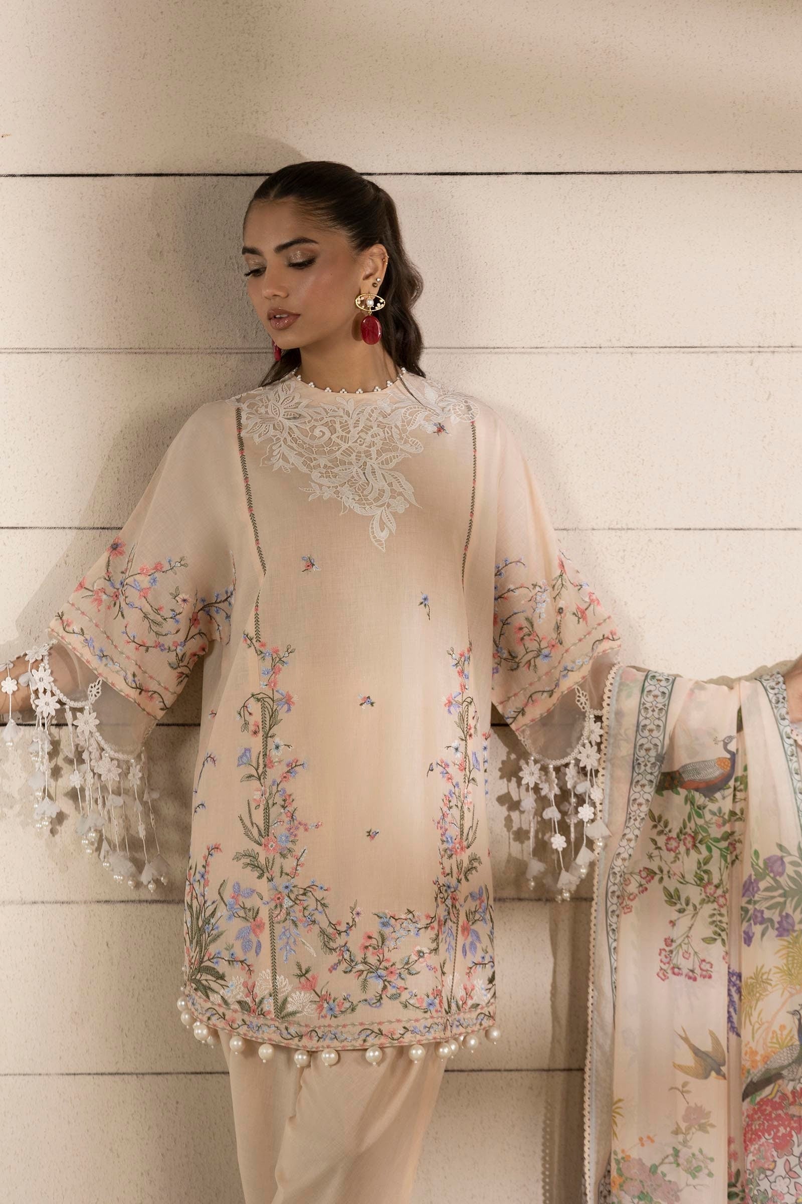Sana Safinaz | Muzlin Spring 25 | M251-005B-3CL - House Of Hania