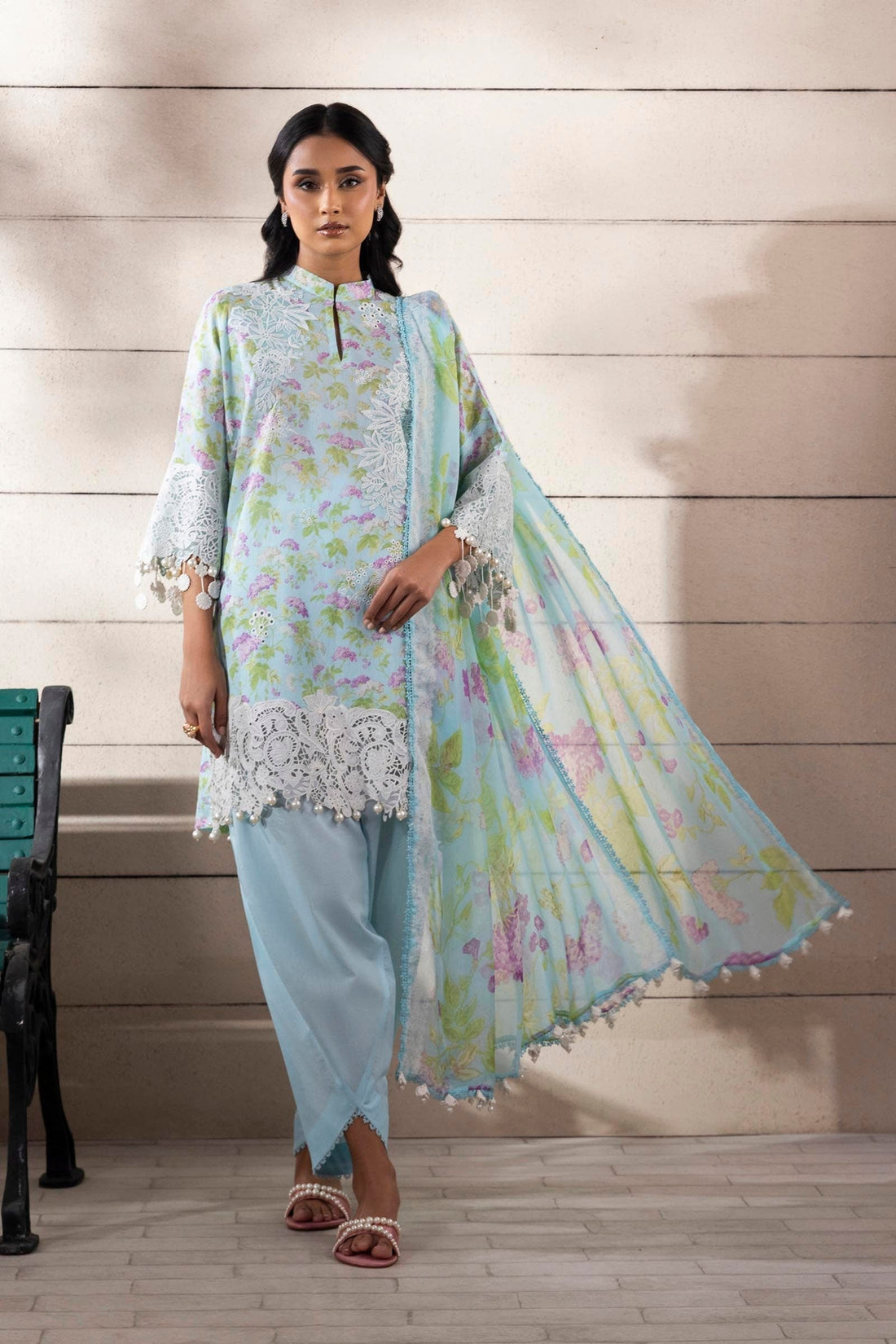 Sana Safinaz | Muzlin Spring 25 | M251-006B-3CI - House Of Hania