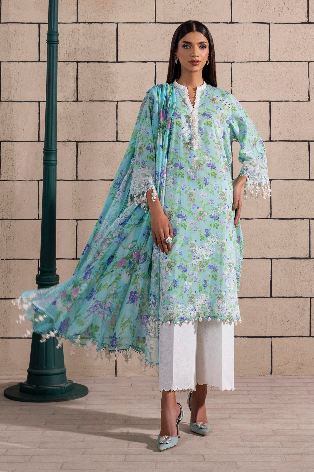 Sana Safinaz | Muzlin Spring 25 | M251-007B-3CI - House Of Hania