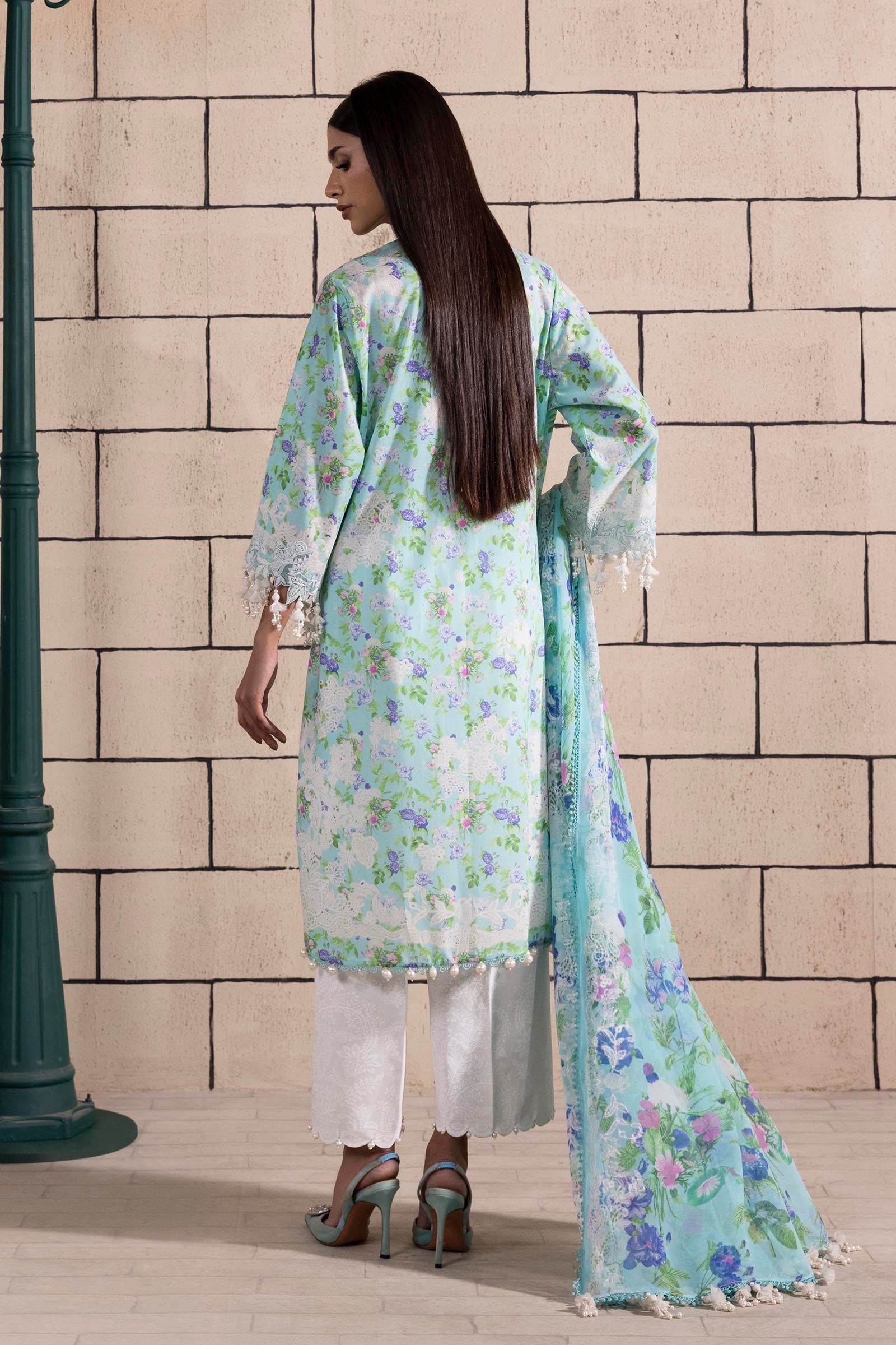 Sana Safinaz | Muzlin Spring 25 | M251-007B-3CI - House Of Hania