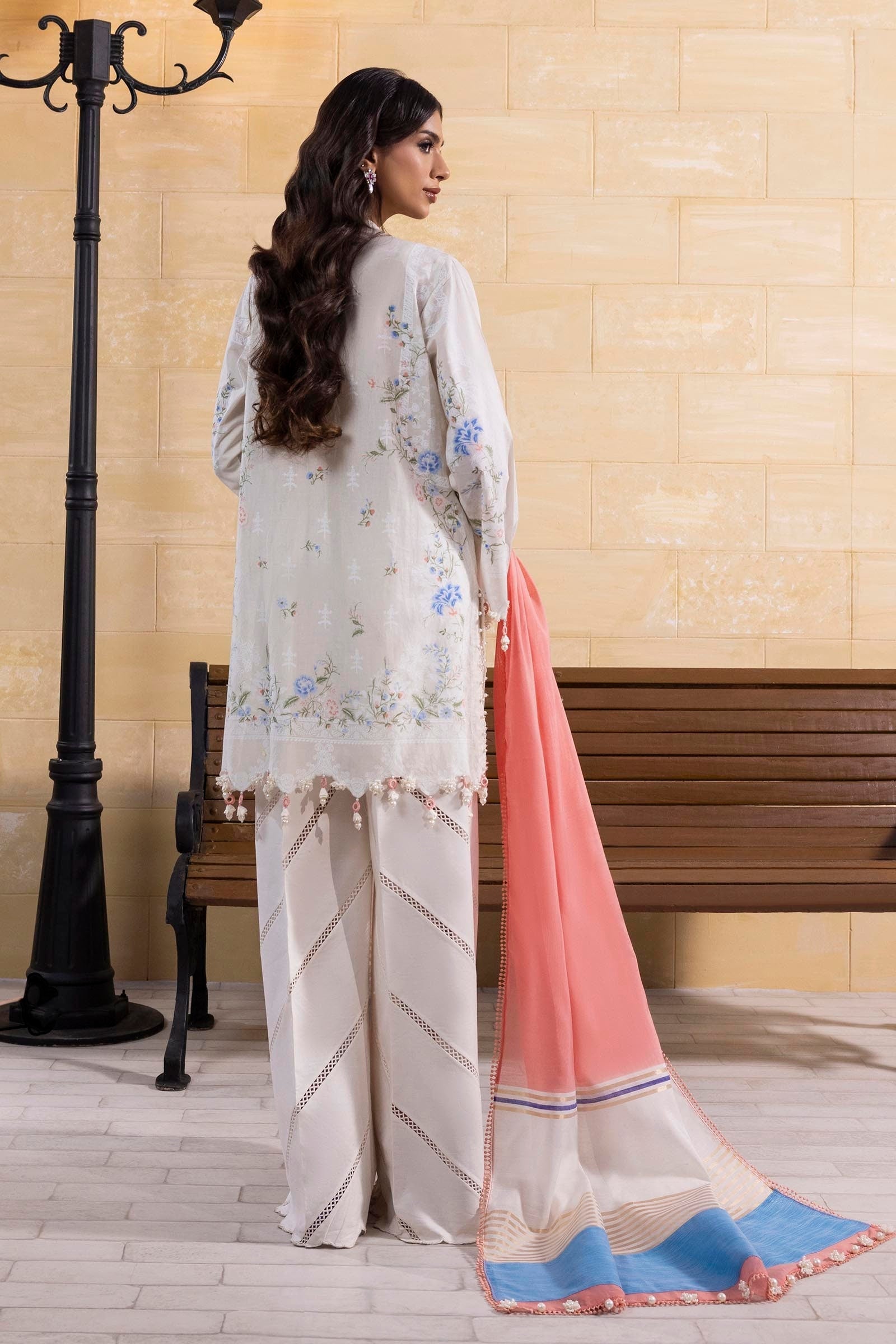 Sana Safinaz | Muzlin Spring 25 | M251-008B-3DG - House Of Hania
