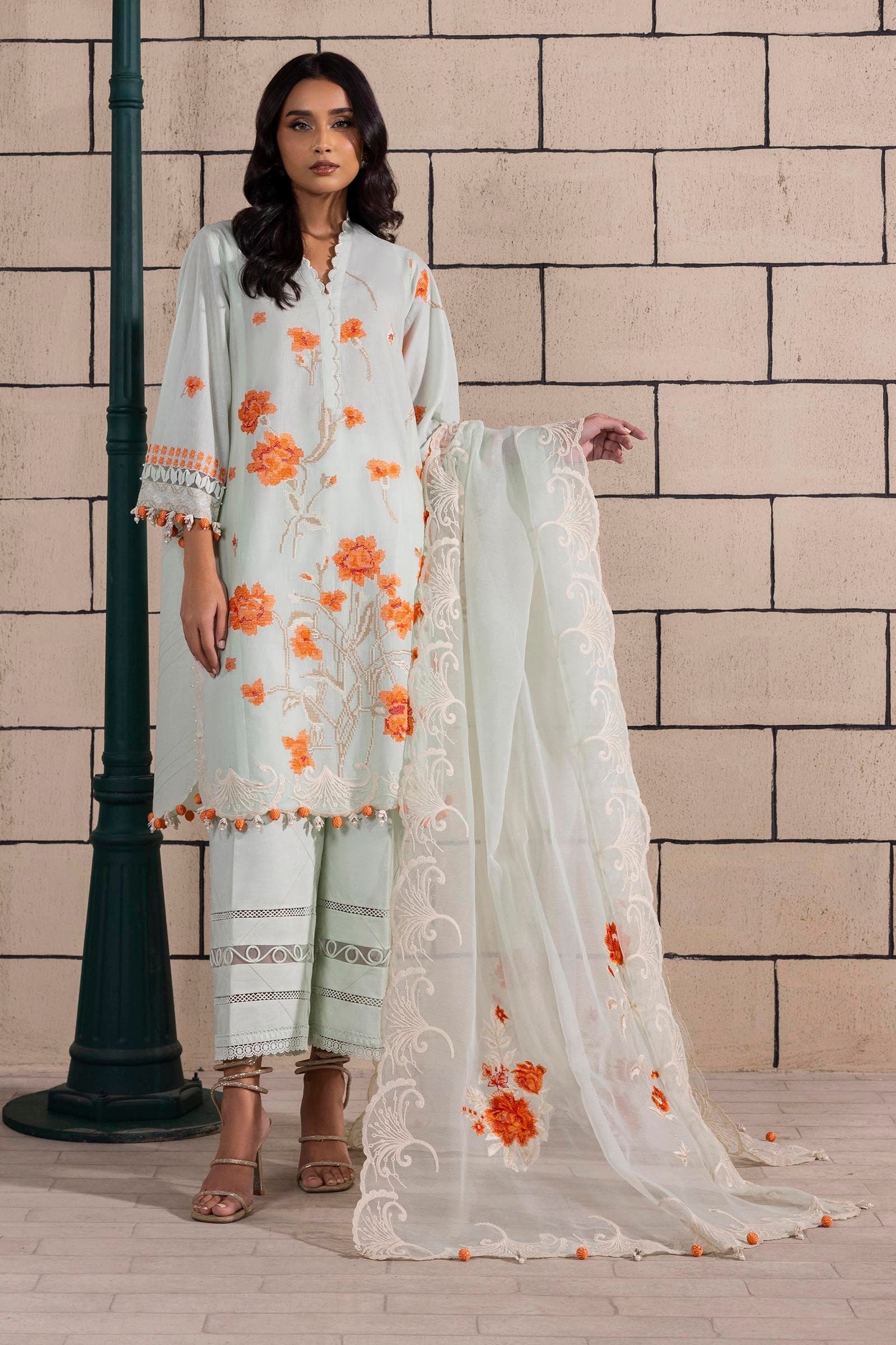 Sana Safinaz | Muzlin Spring 25 | M251-010A-3CS - House Of Hania