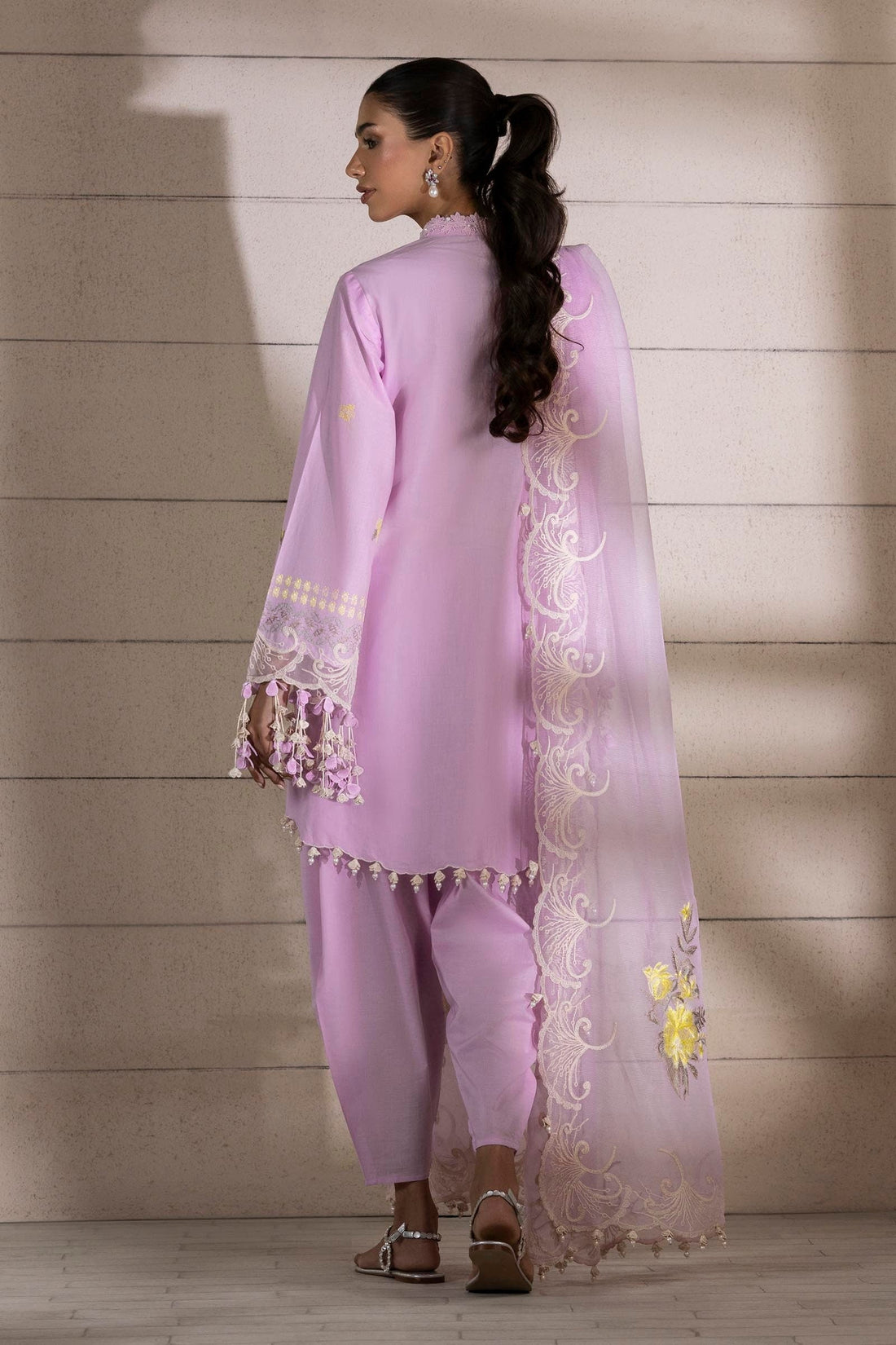Sana Safinaz | Muzlin Spring 25 | M251-010B-3CS - House Of Hania